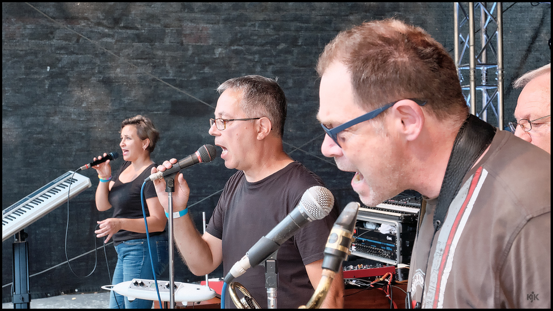 In Dreistimmigkeit: Annette, Gregor und Frank