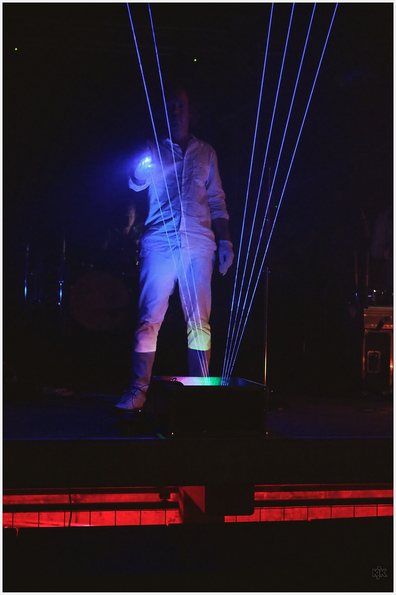 Laserharfe im Einsatz...