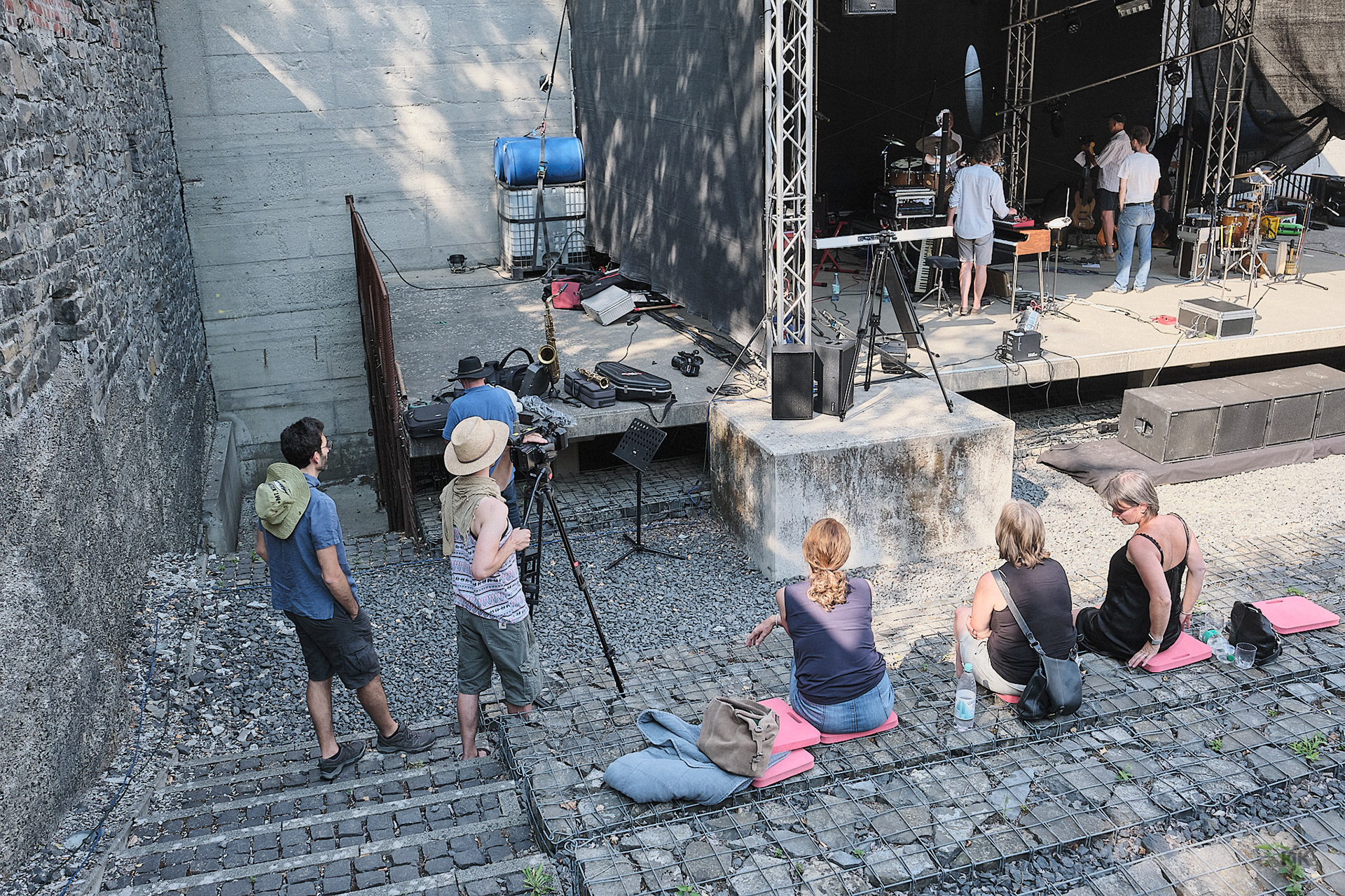 Filmteam bei der Arbeit