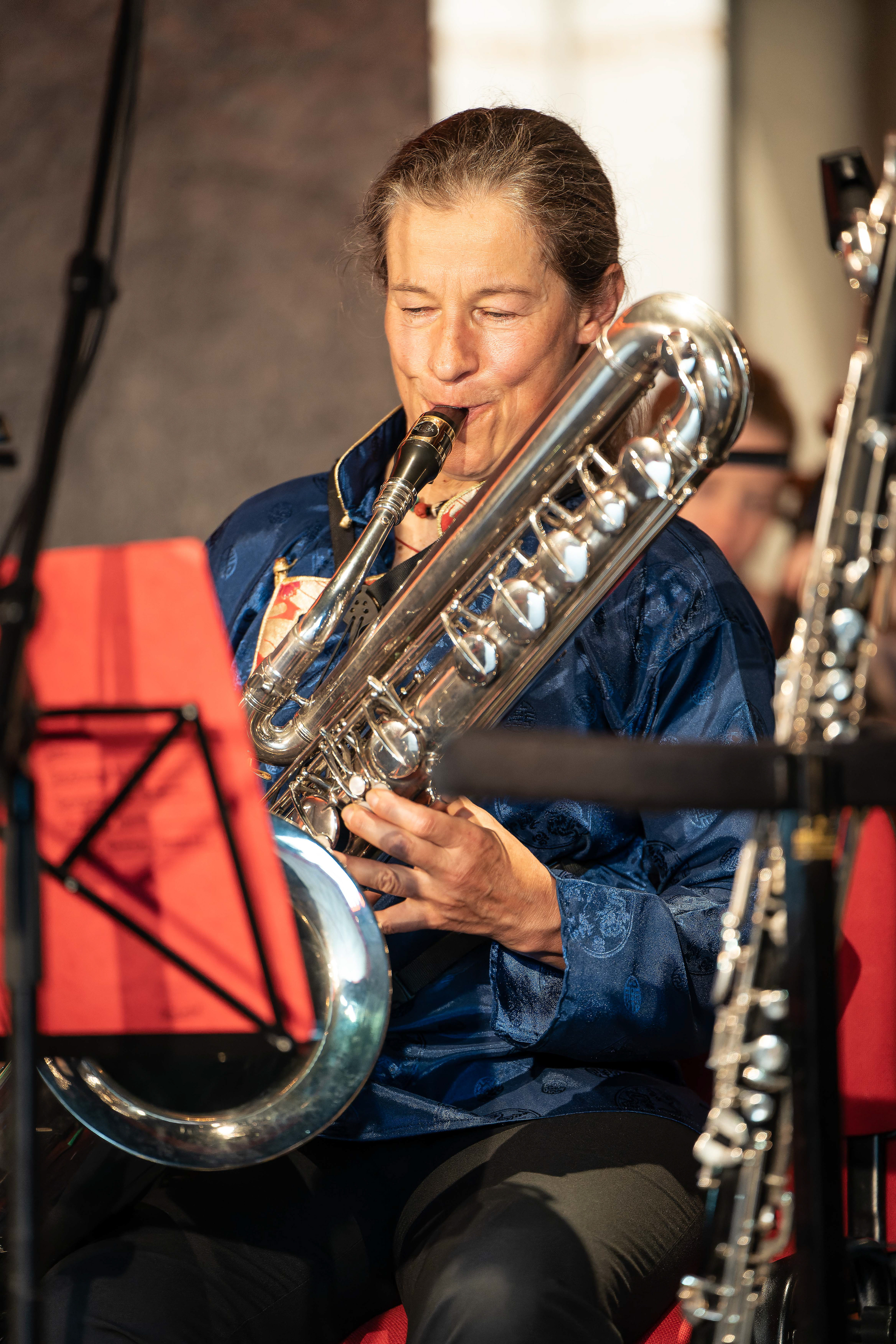 Karola Elßner – Duduk, Bass-Saxofon, Altflöte, Bassklarinette