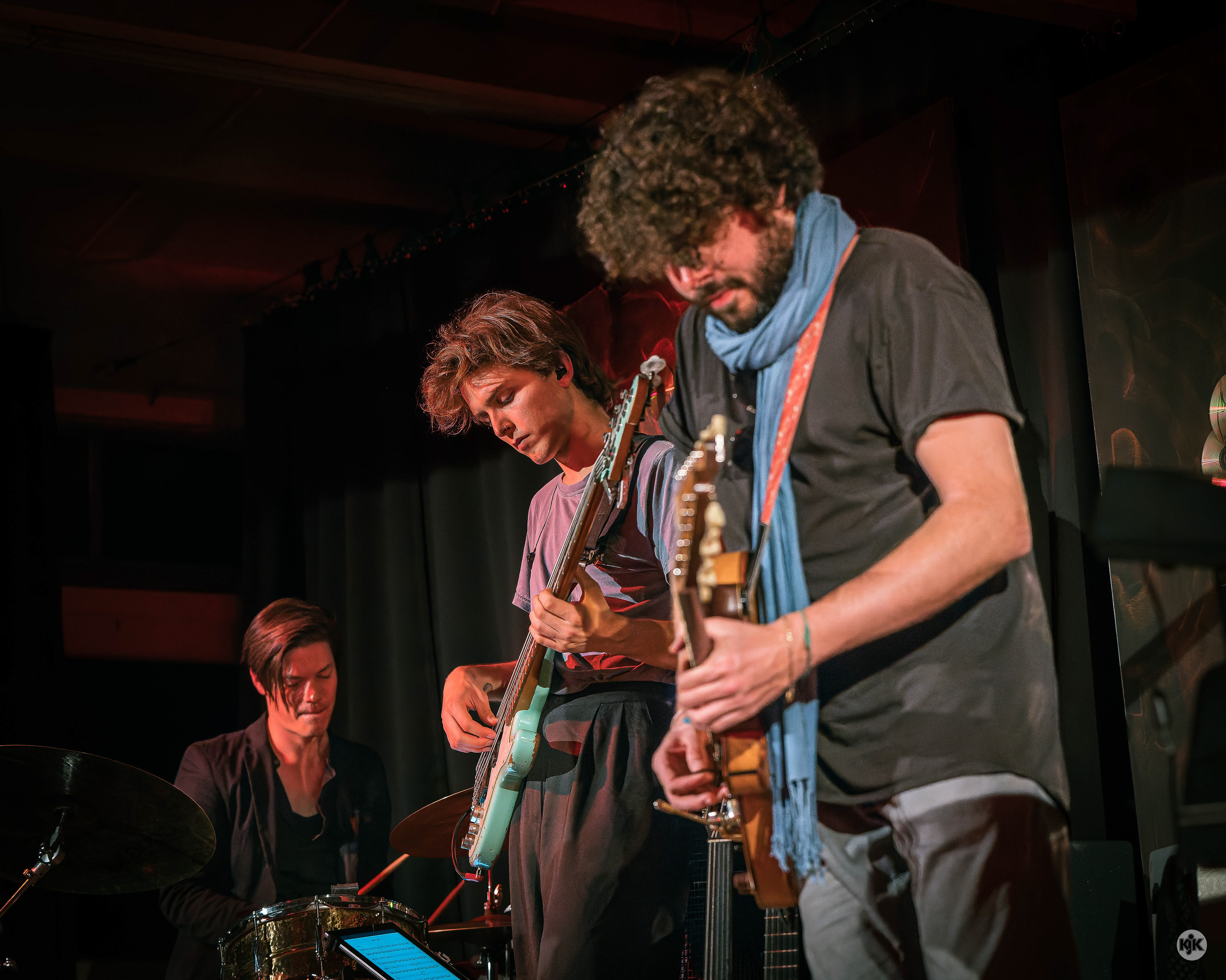 links: Martin Standke, Charly Härtel, Max Clough