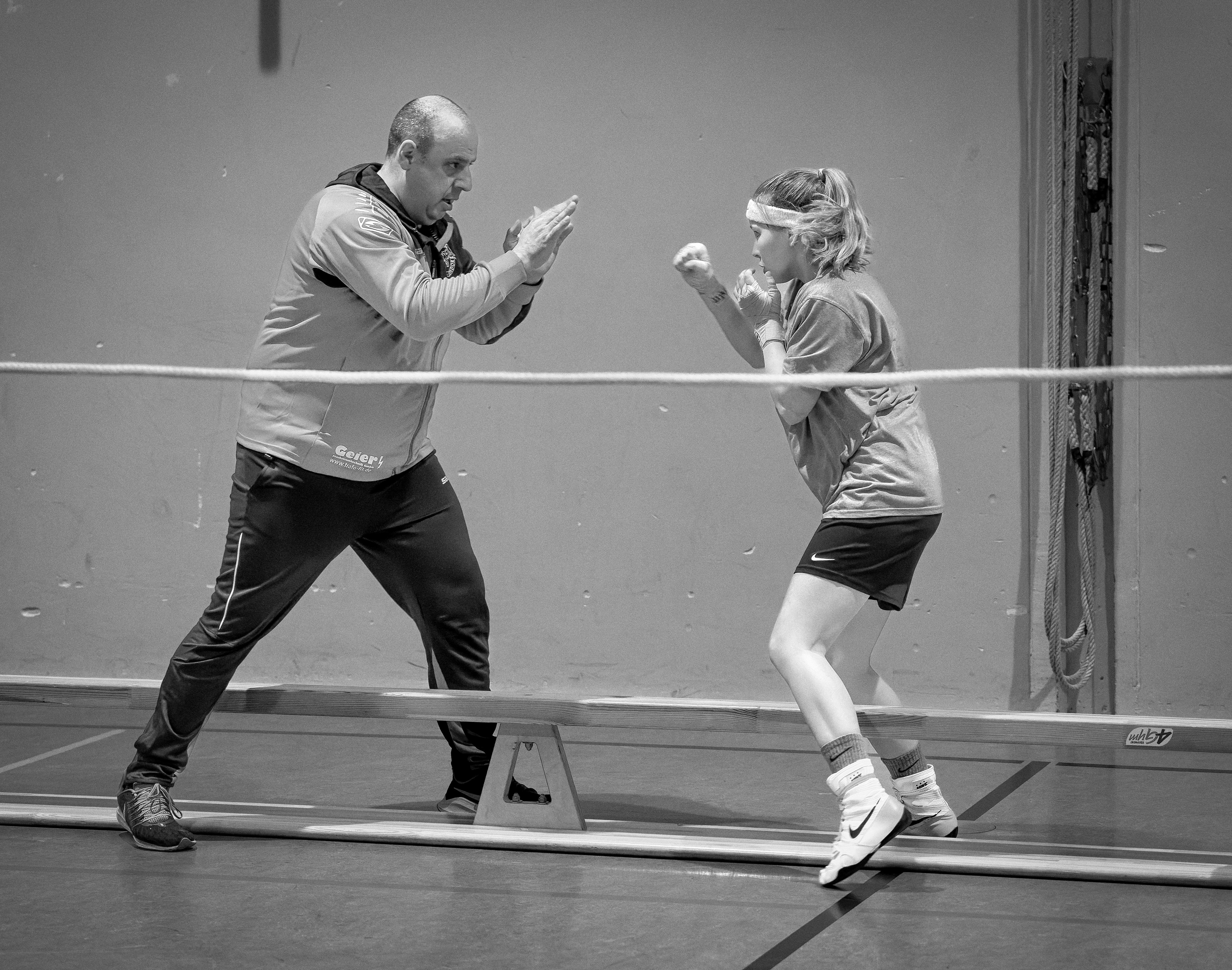 Technik und Beinarbeit