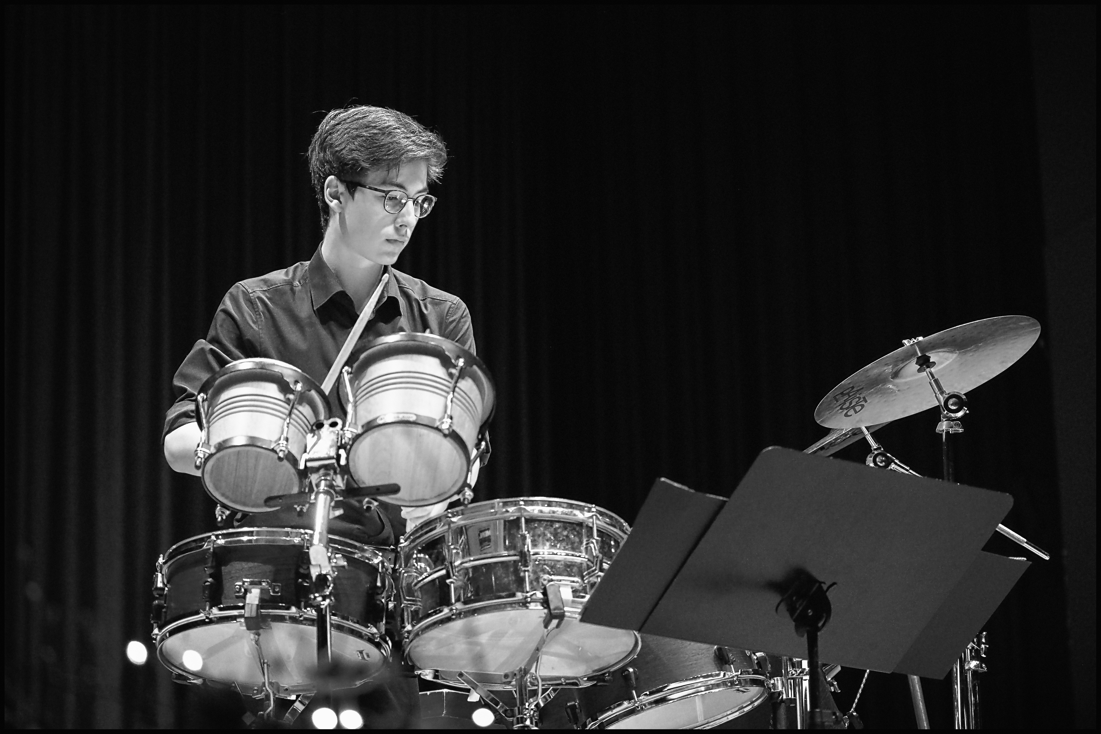 Leo Launhardt beim Jahreskonzert 2019 der Kreismusikschule Limburg-Weilburg