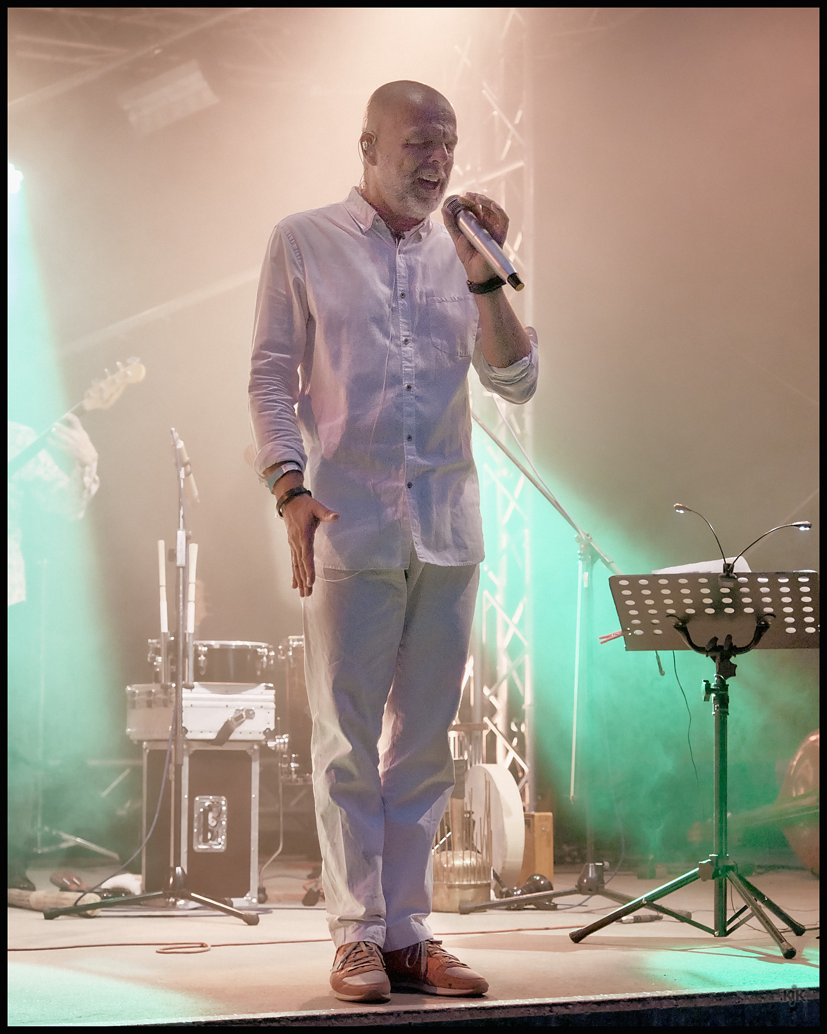 Johannes vom Licht in Szene gesetzt