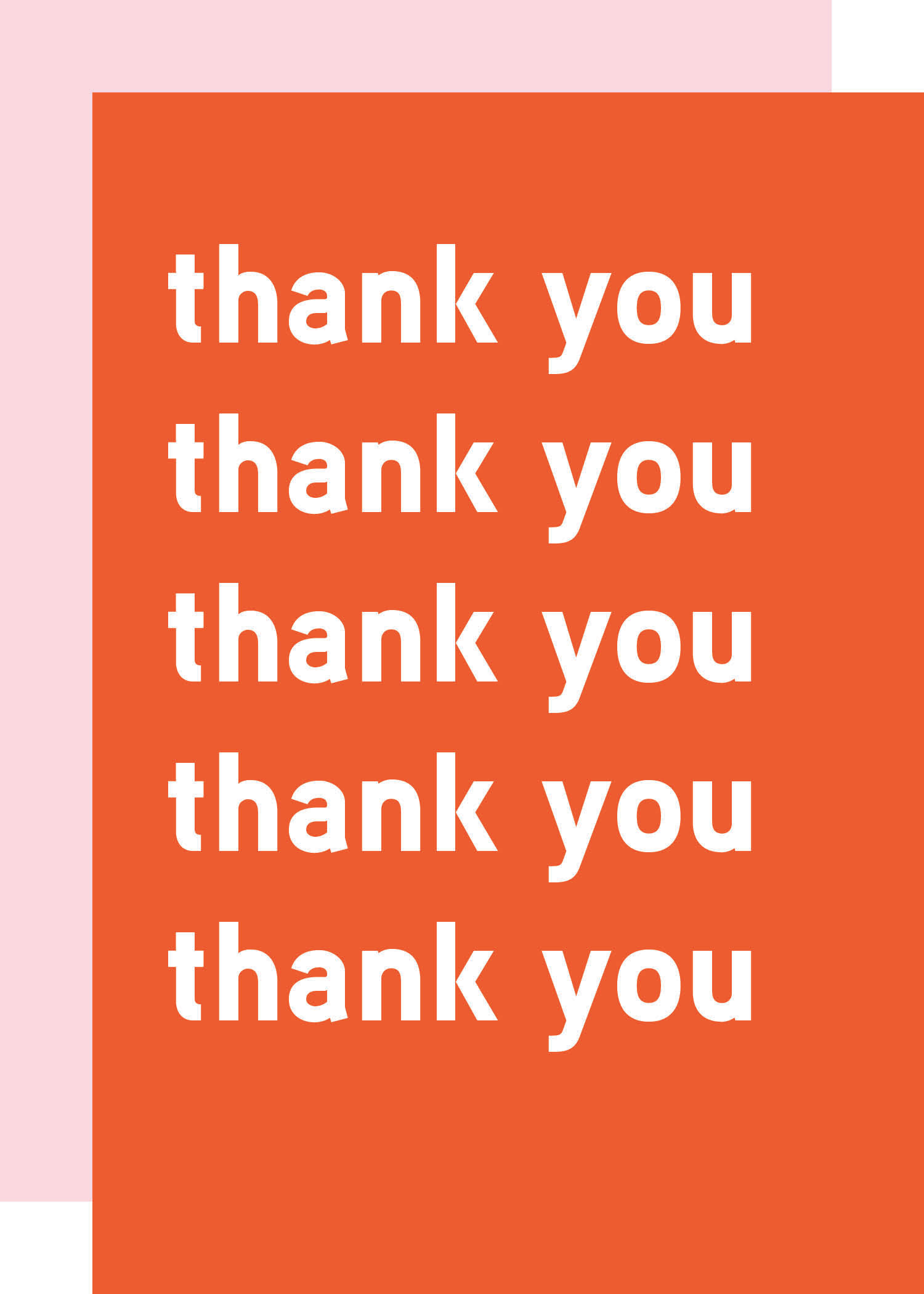 Thank You Note Front