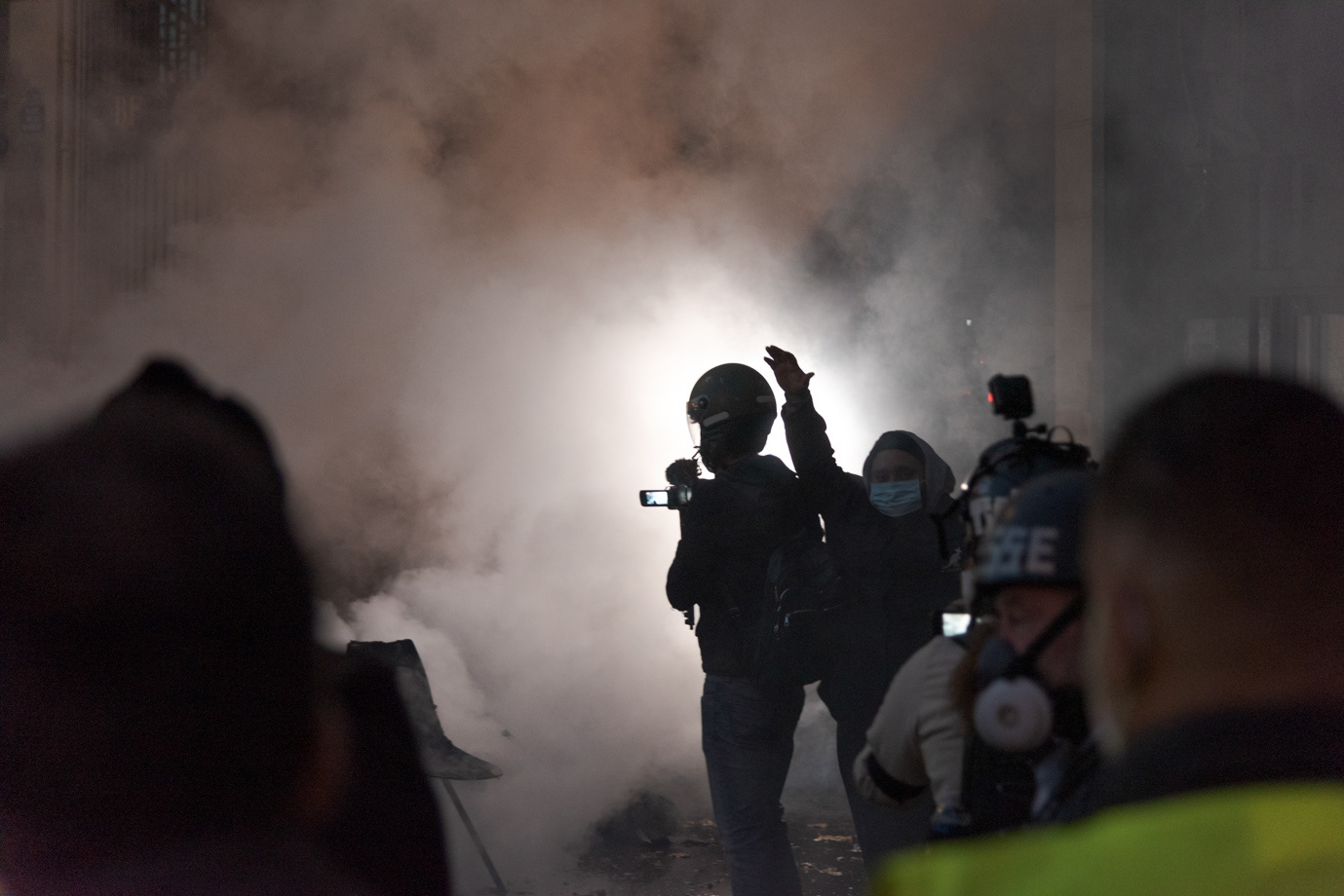 Manifestation contre la loi de sécurité globale, Paris 04/12/2020.