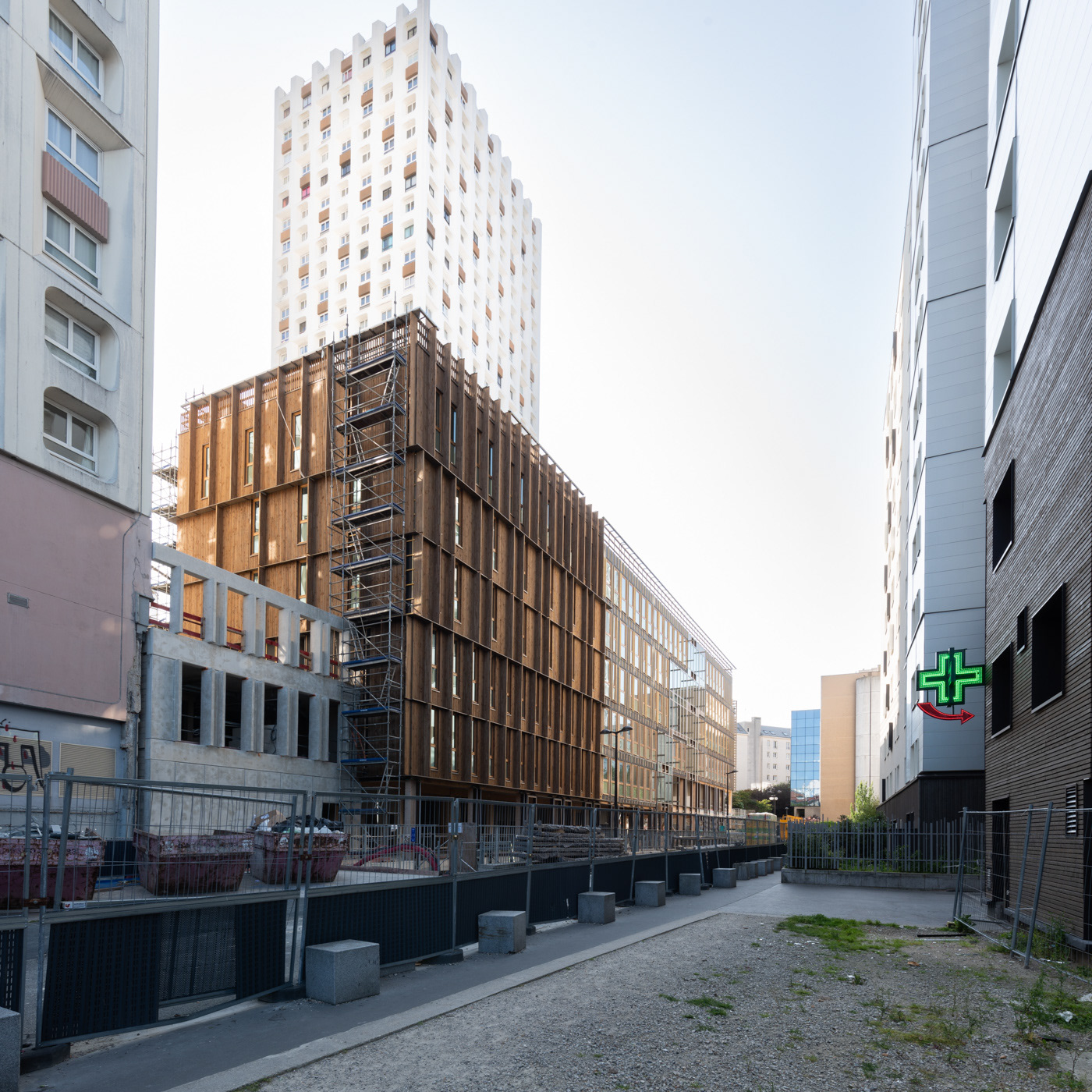 Wikivillage (chantier). Architecte : DVVD