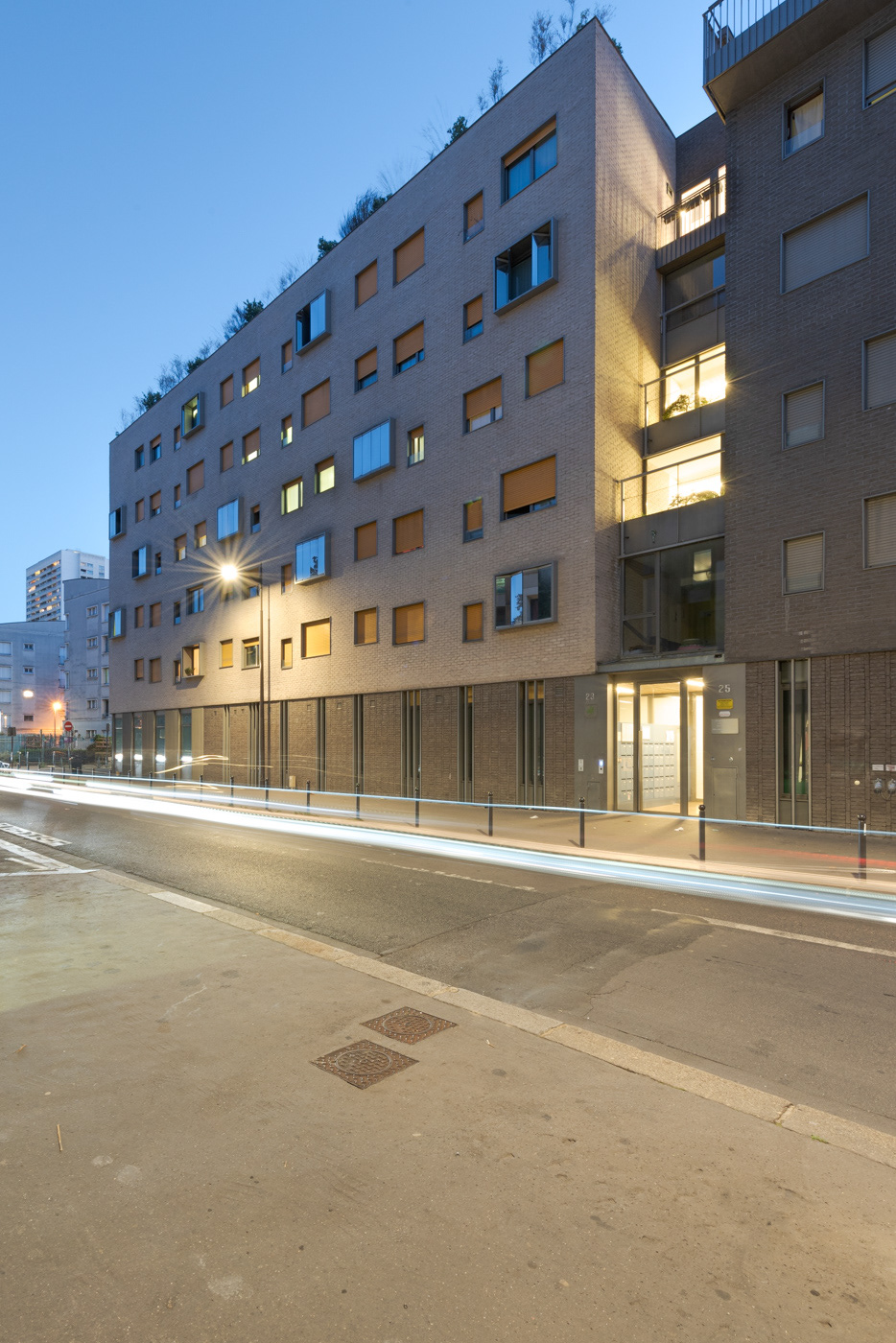 Logements. Architecte : Philippe Freiman et Oilivier Boiron.
