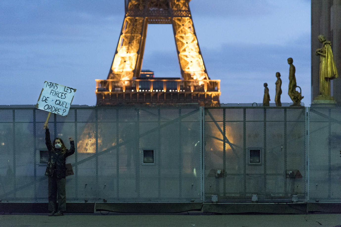 Manifestation contre la loi de sécurité globale, Paris 28/11/2020.
