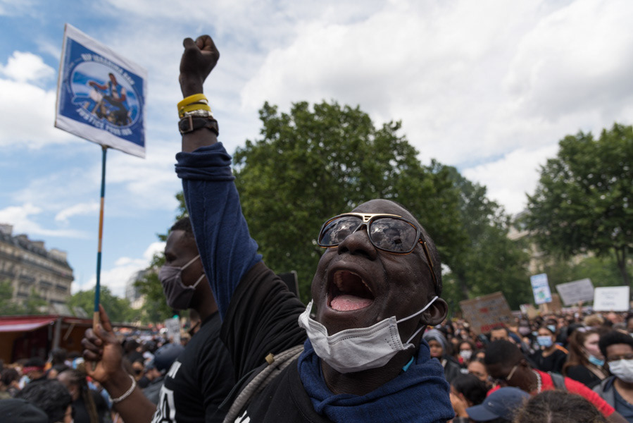 Manifestation contre le racisme (juin 2020 - Paris)