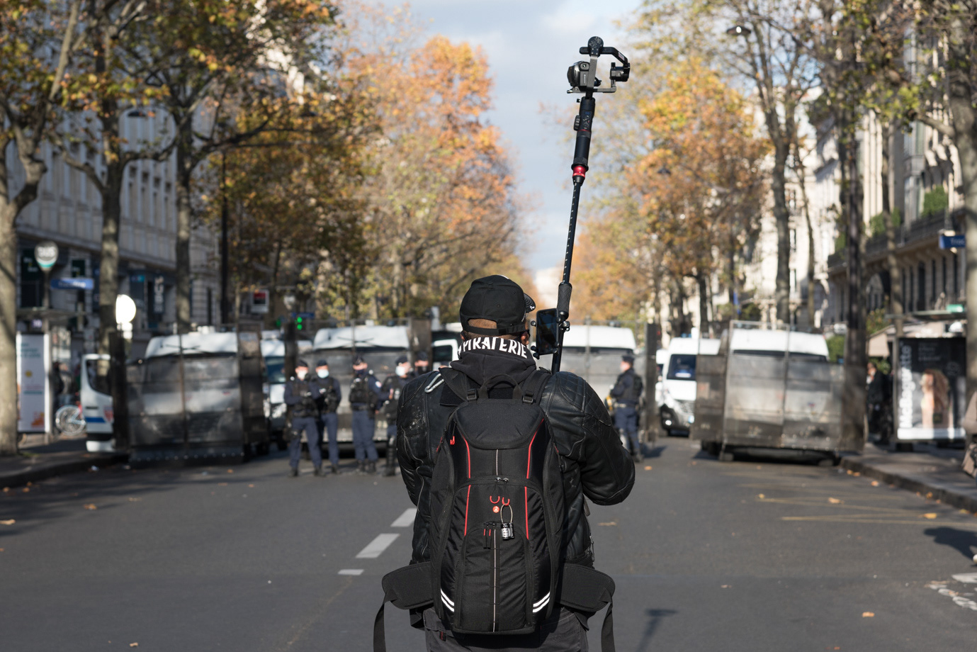 Manifestation contre la loi de sécurité globale, Paris 28/11/2020.