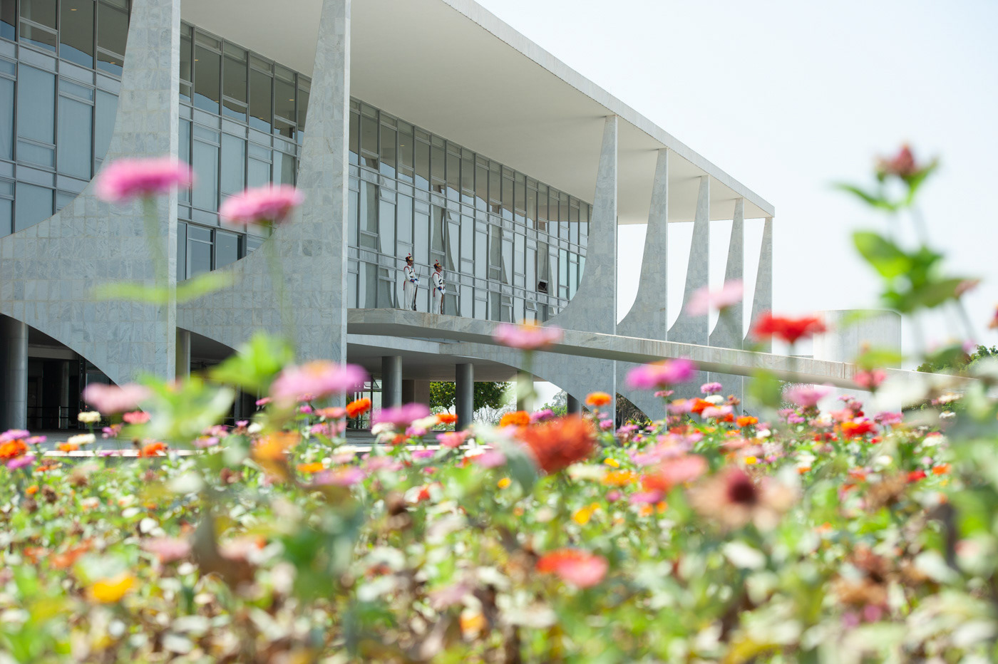 Palais présidentiel. Architecte : Oscar Niemeyer