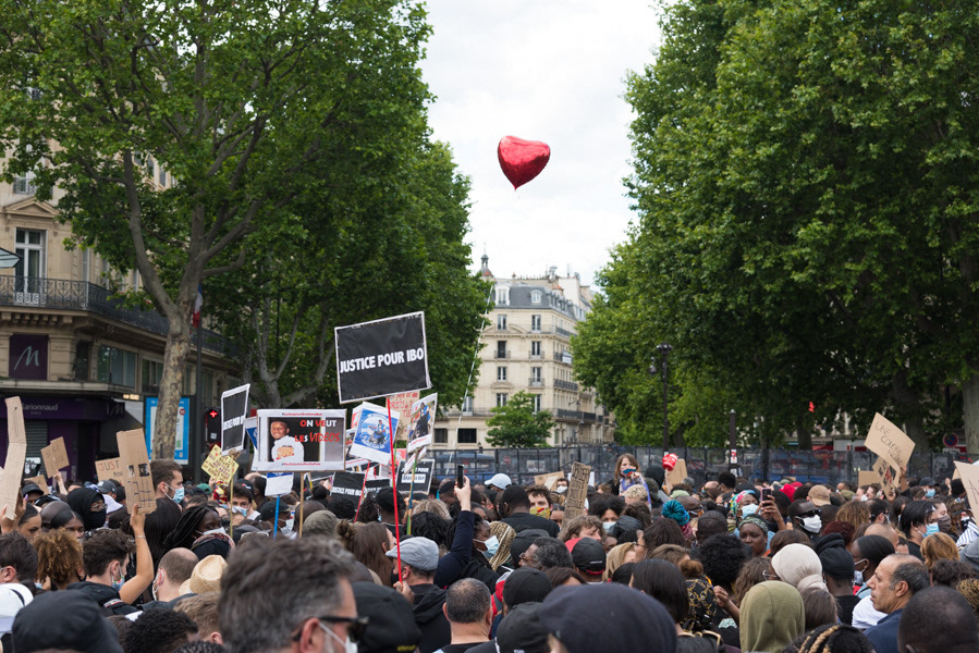 Manifestation contre le racisme (juin 2020 - Paris)