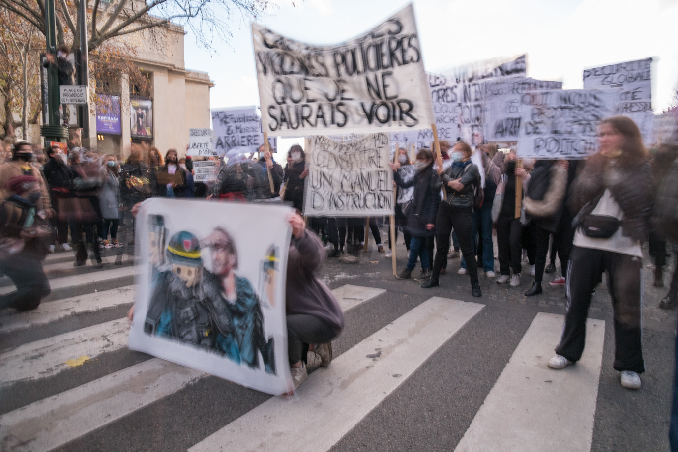 Manifestation contre la loi de sécurité globale, Paris 28/11/2020.