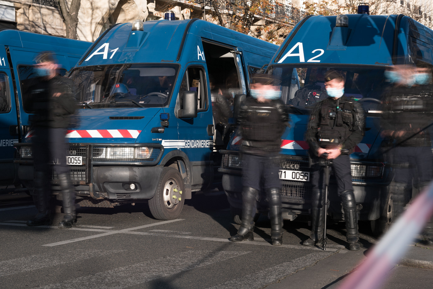 Manifestation contre la loi de sécurité globale, Paris 28/11/2020.