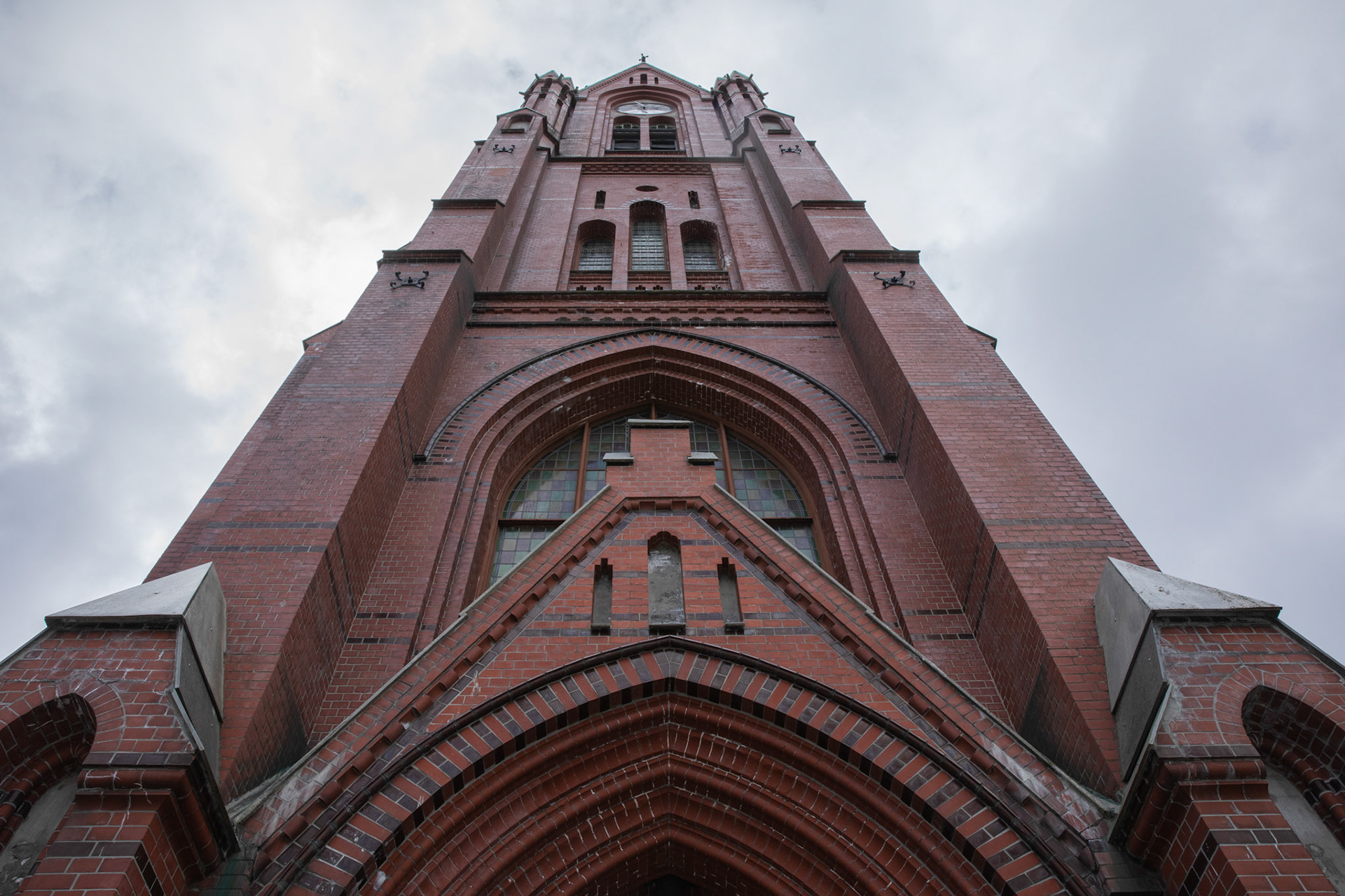 Johanneskirken Fotografert utenfor Johanneskirken 19.08.2021 til sak om renovasjon av kirken