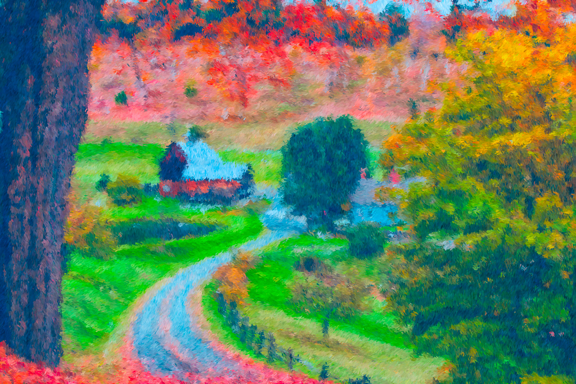 Painting_VT Farmhouse Imp