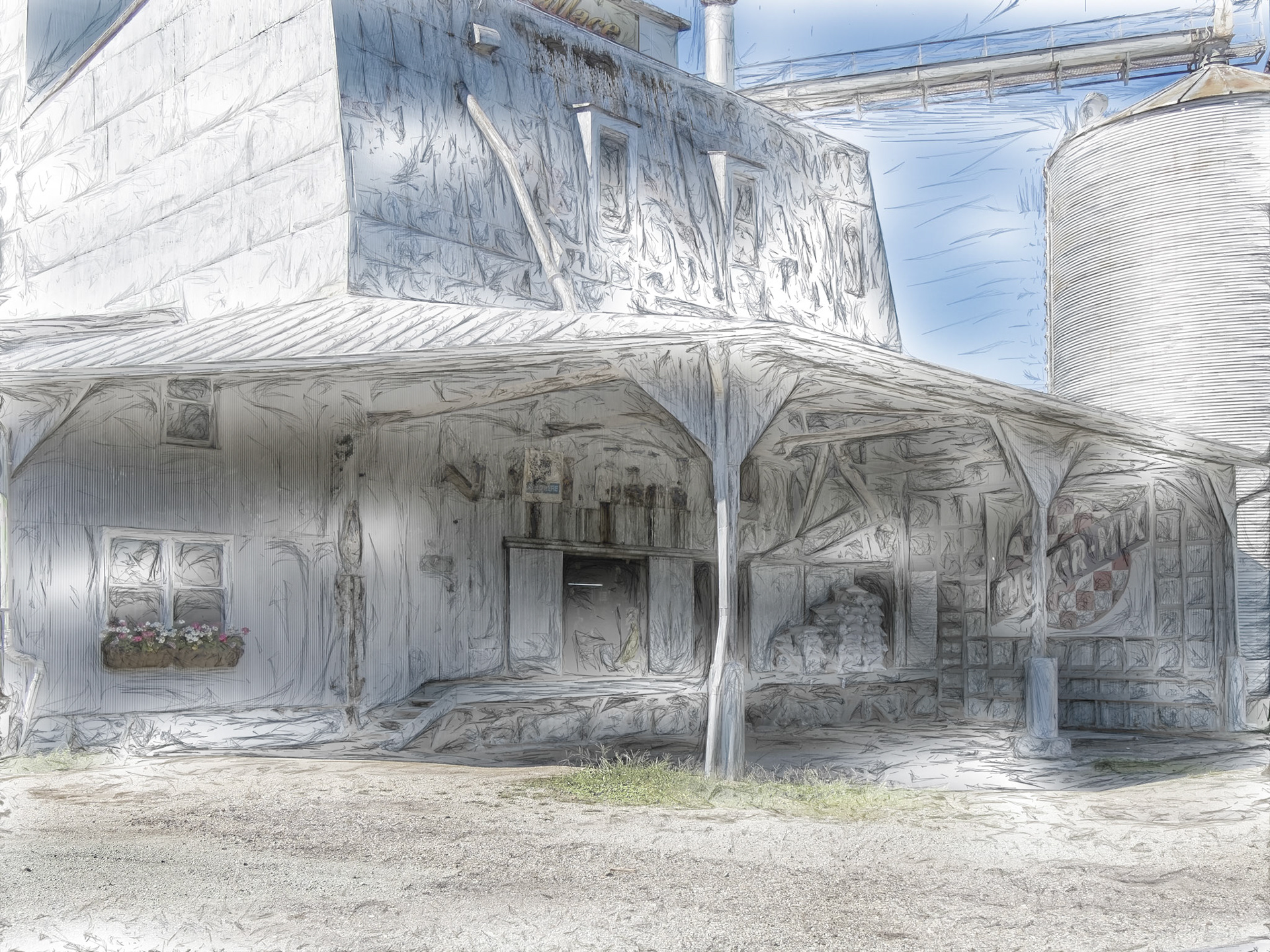 Painting_Sheridan Procesing Plant Particle