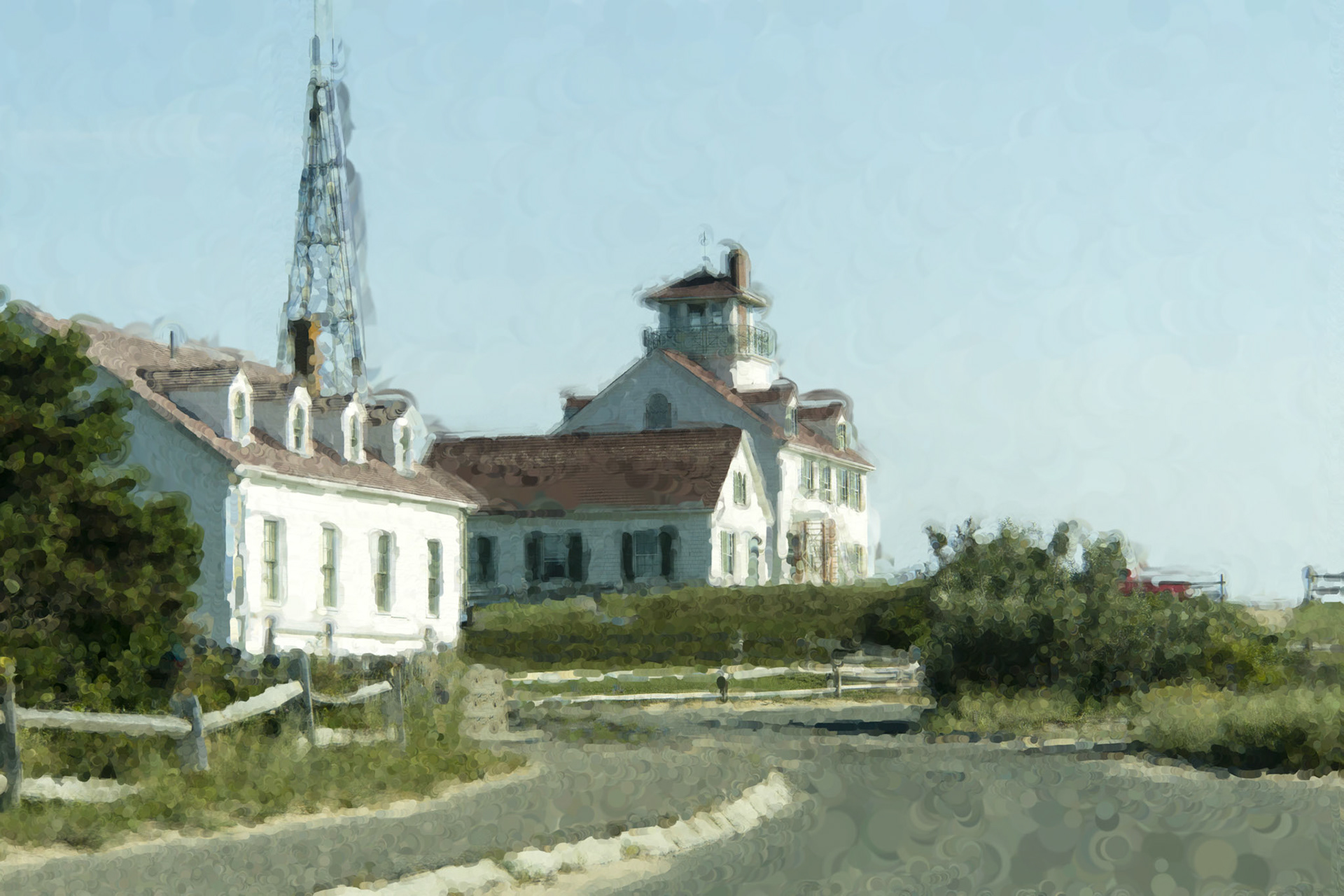 Painting_Cape Cod Station 20150716_DSC0248Closeup