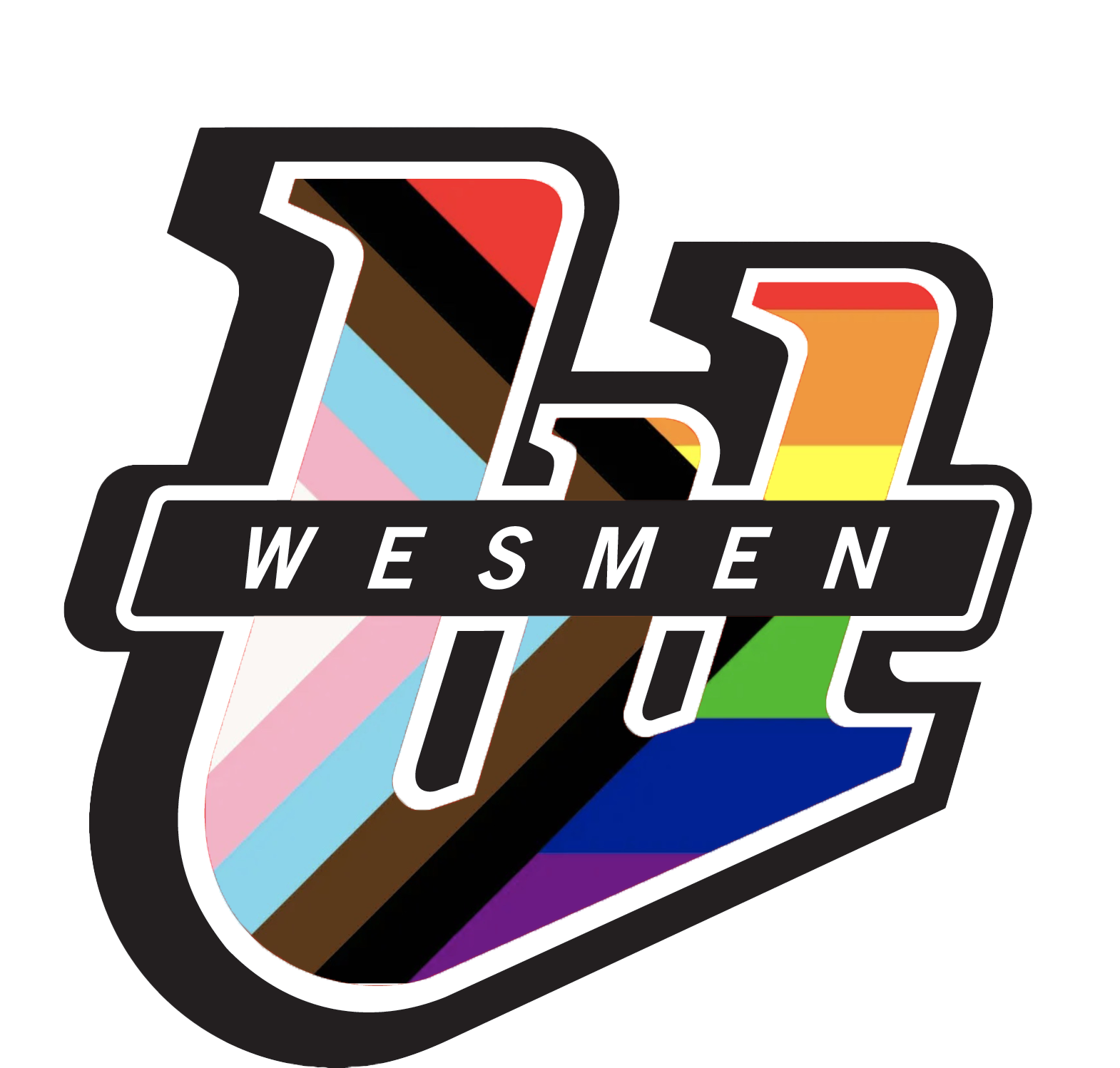 Wesmen logo for Pride 2022