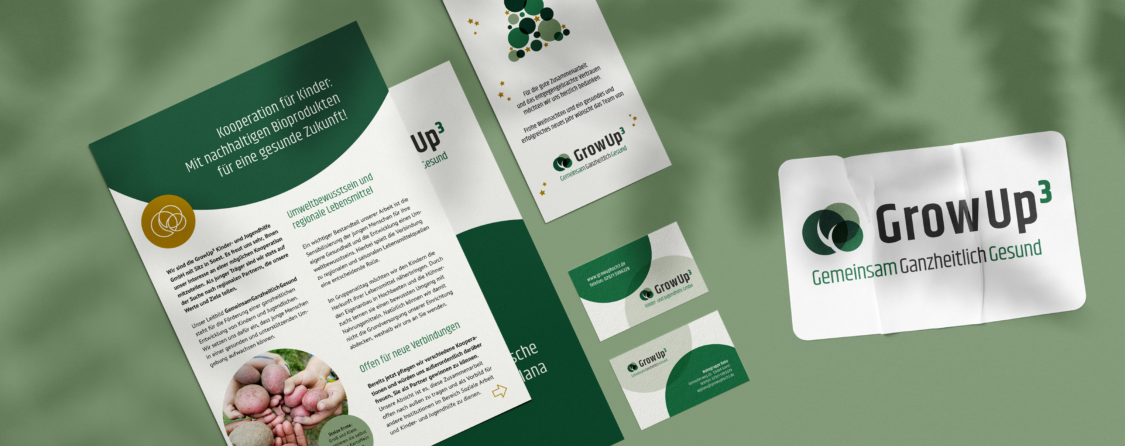 GrowUp³ Printmedien