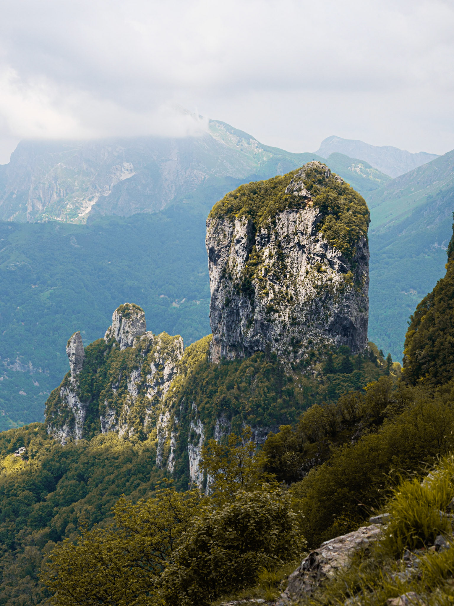 Vista del Monte Procinto dal Callare di Matanna
