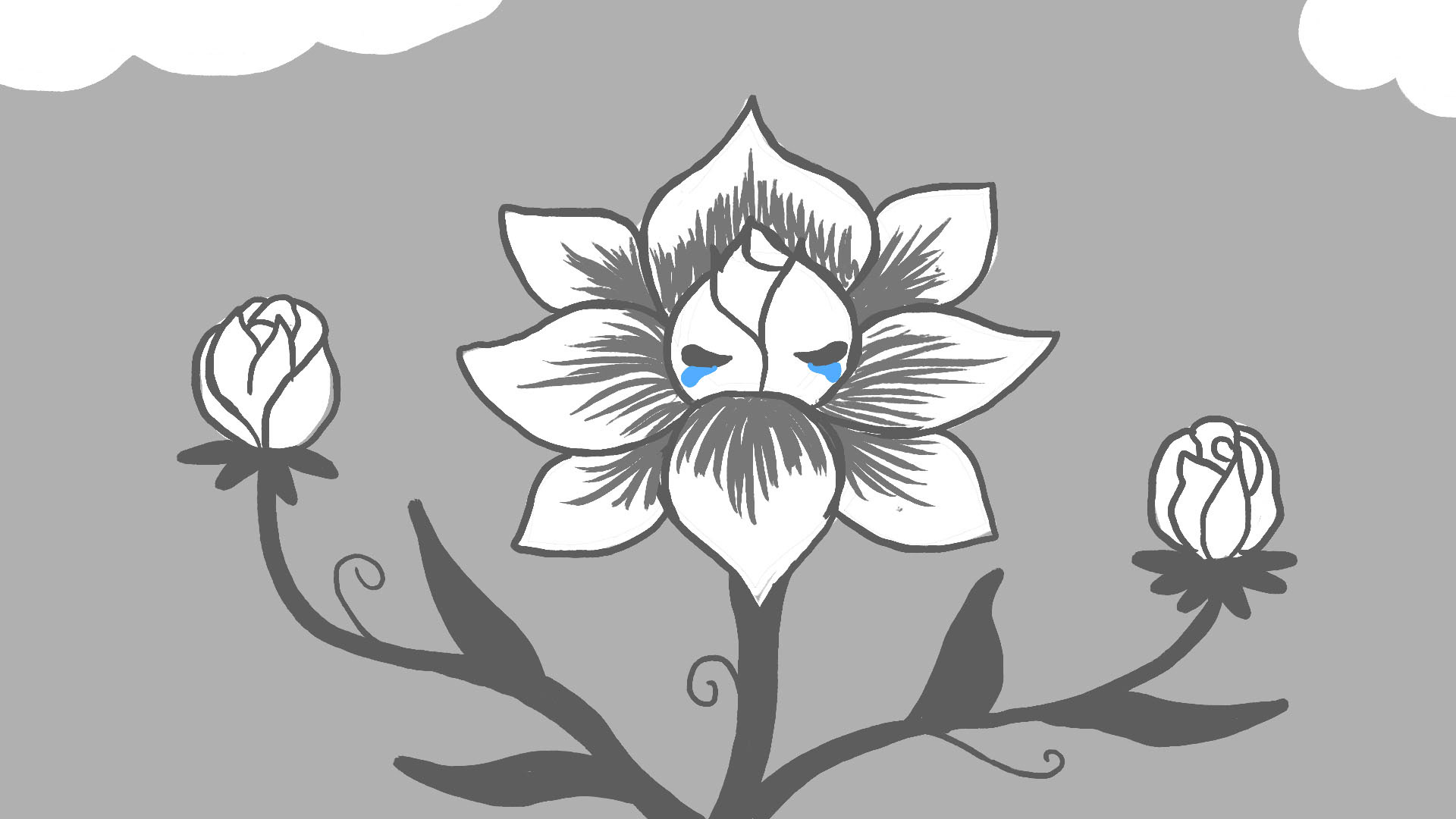 And the mother gave, in tears and pain,