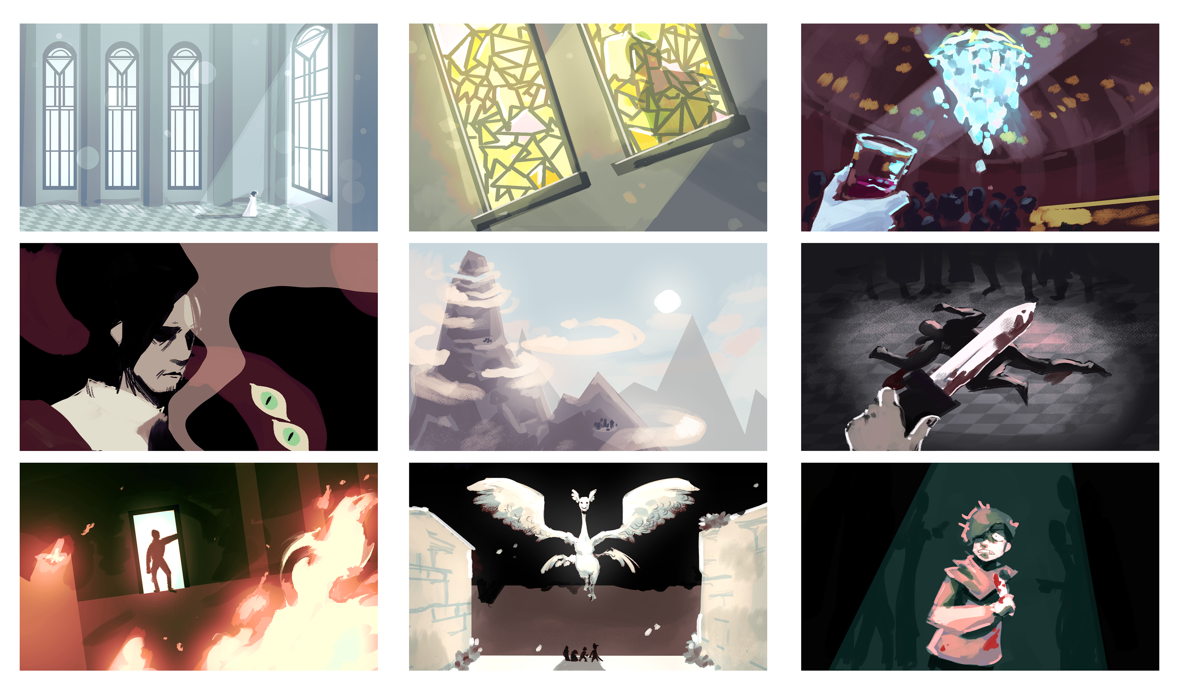 Color script for a class. (2020)