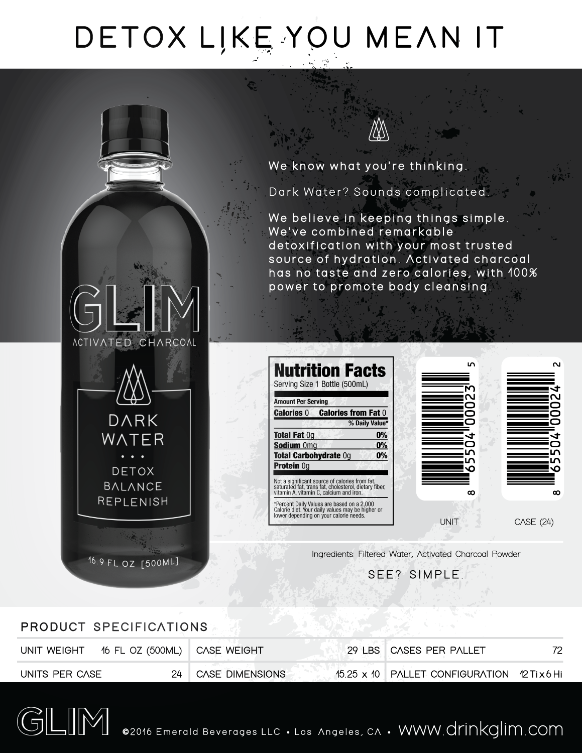 Sales Sheet (back)