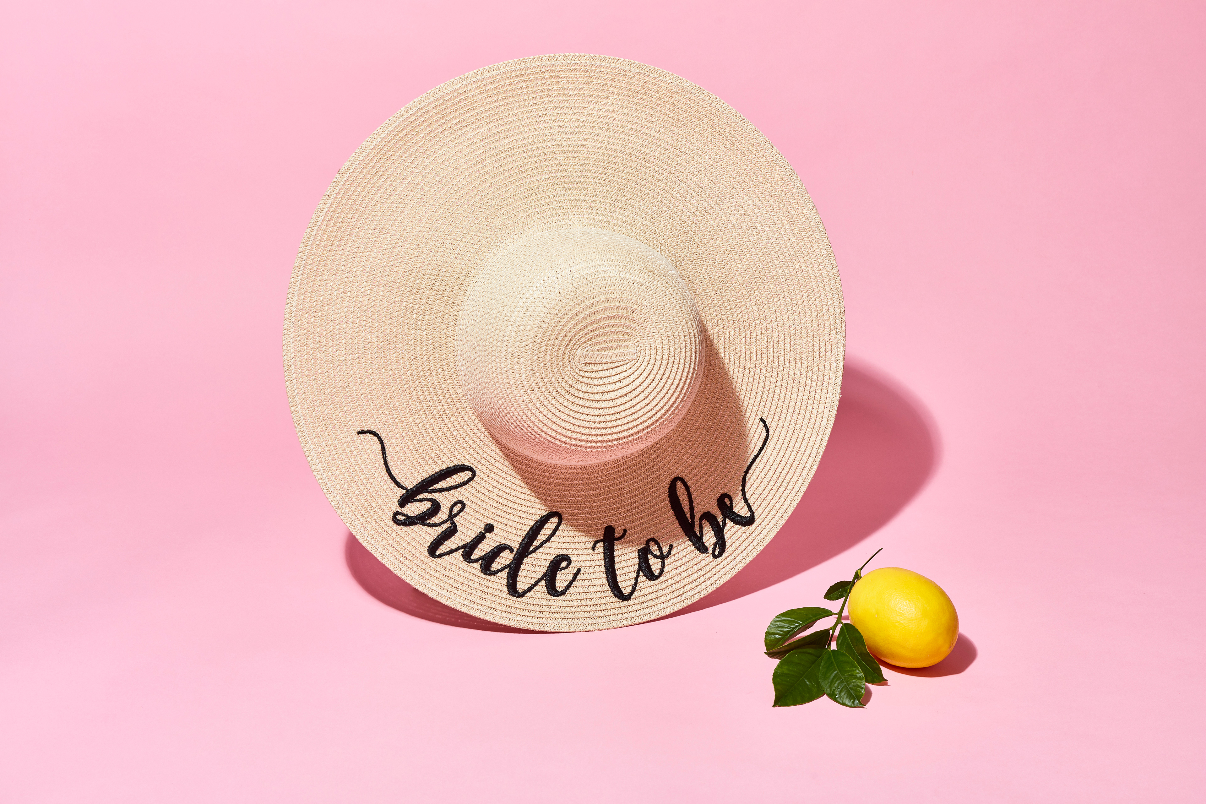 Typesetting for embroidered wide-brim sun hat collection (2 of 3)