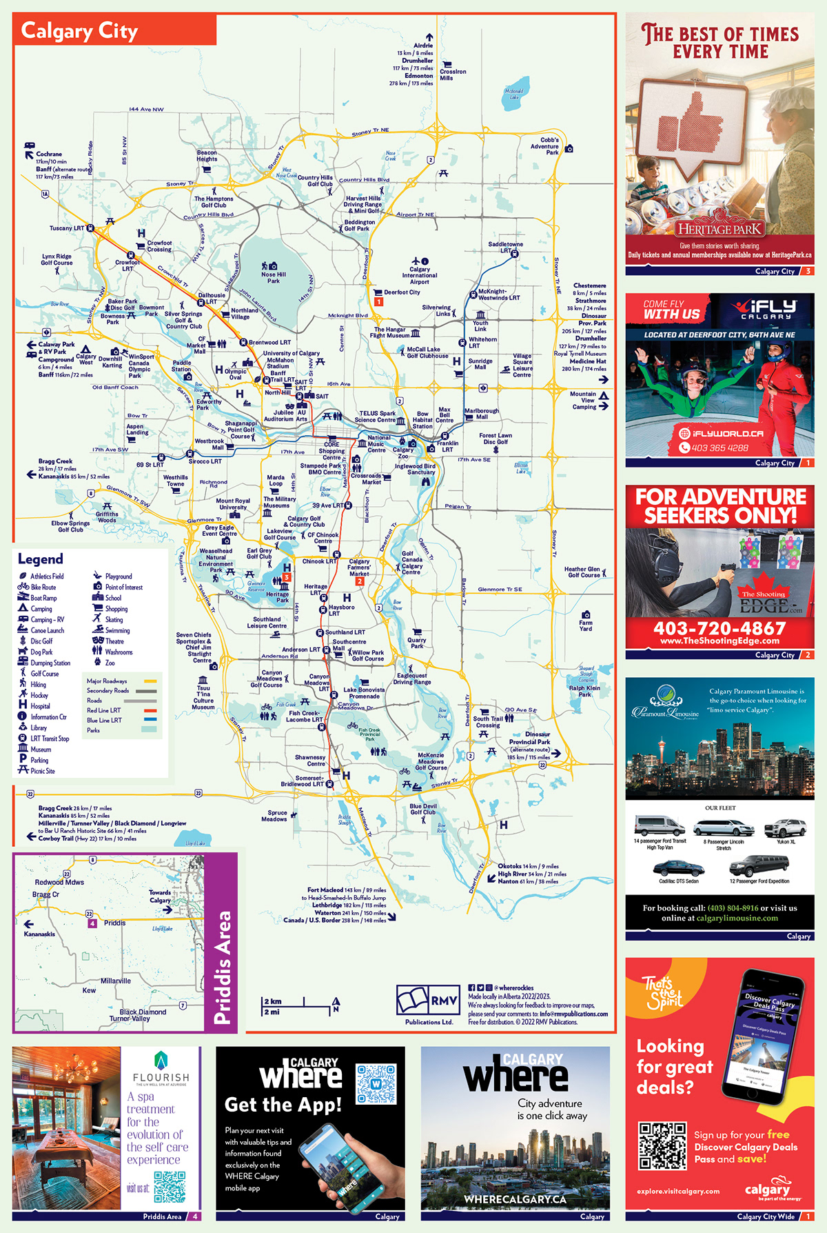 RMV Publications Ltd. Visitor Maps