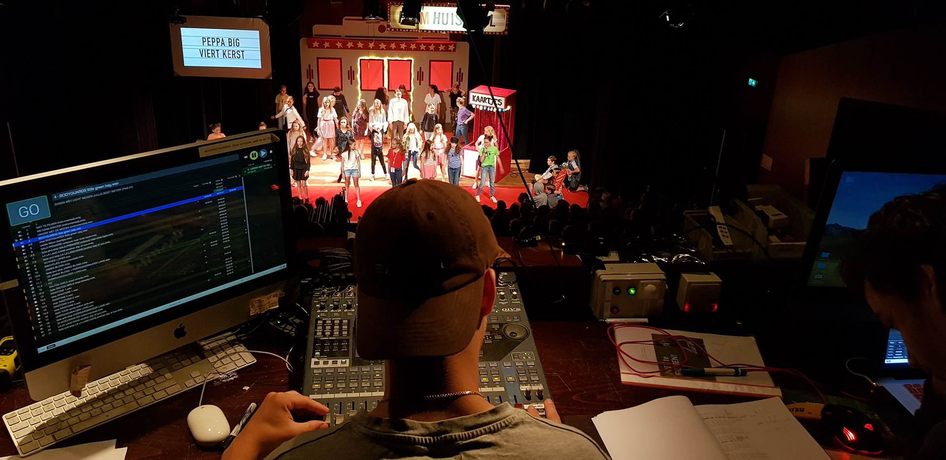 Als docent geluidstechniek  - Spinoza Lyceum