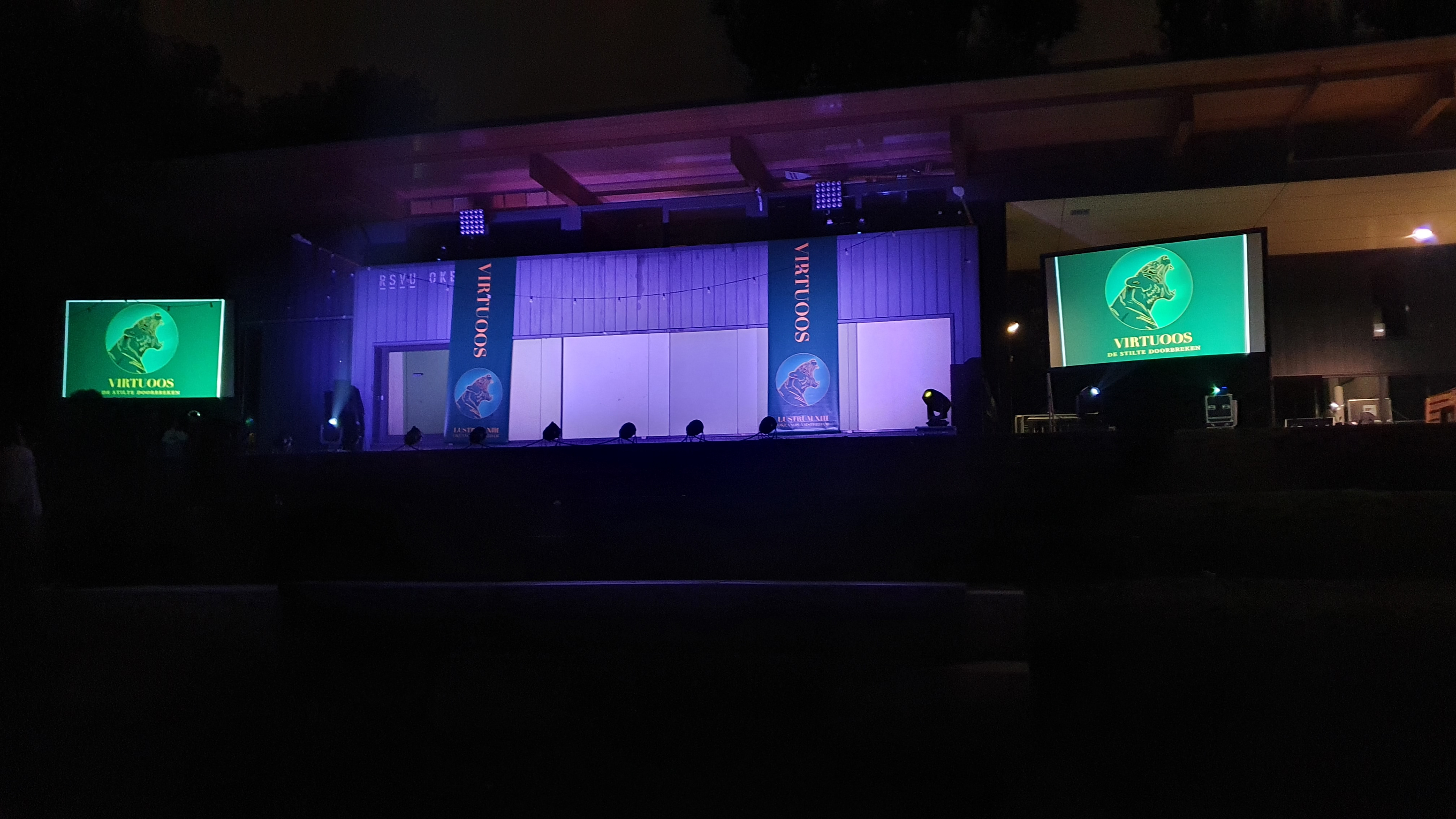 Themabekendmaking lustrum Okeanos - Lichtonwerp en show met WELLICHT - 2021