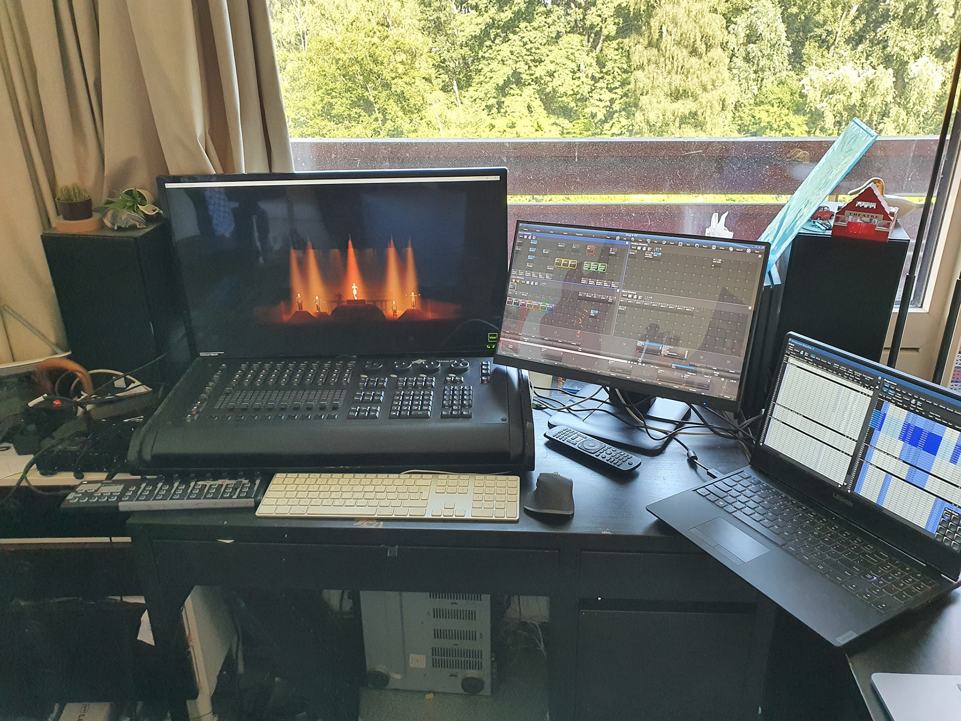 Thuis licht setup: Hog 4 Nano Wing, Capture + touchscreen  (4 universes) - 2020