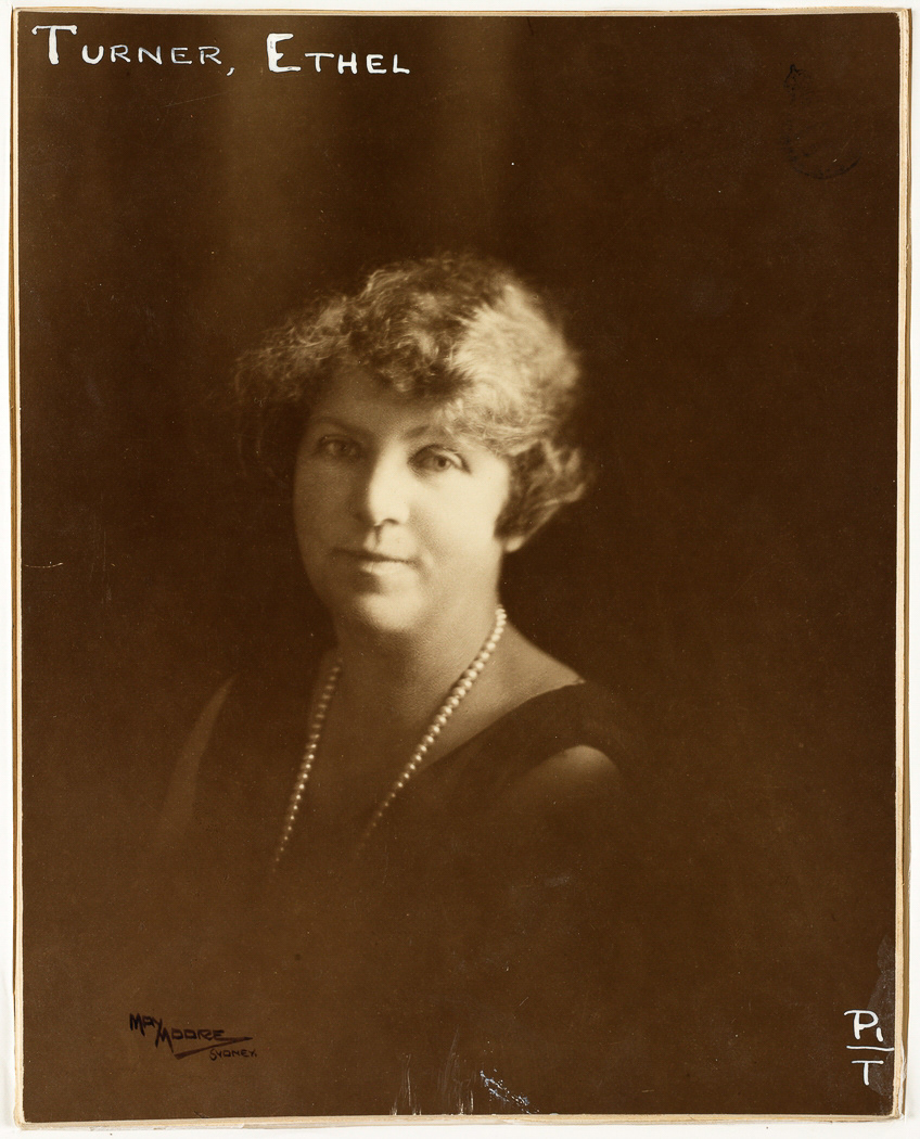 Ethel Turner, 1927, photo by May Moore (Courtesy State Library of NSW) a1528308h