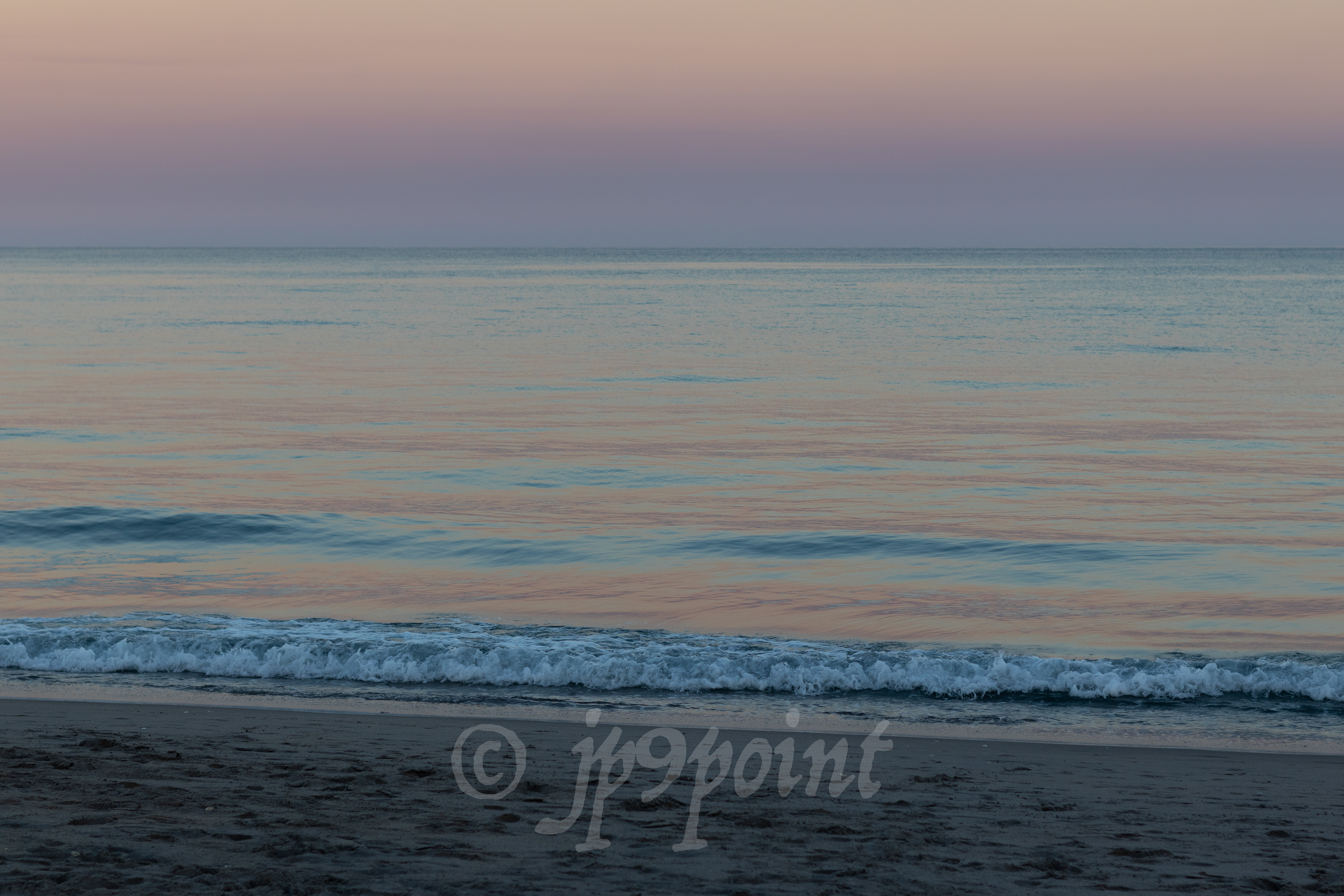 Calm sunset at Delray Beach, FL