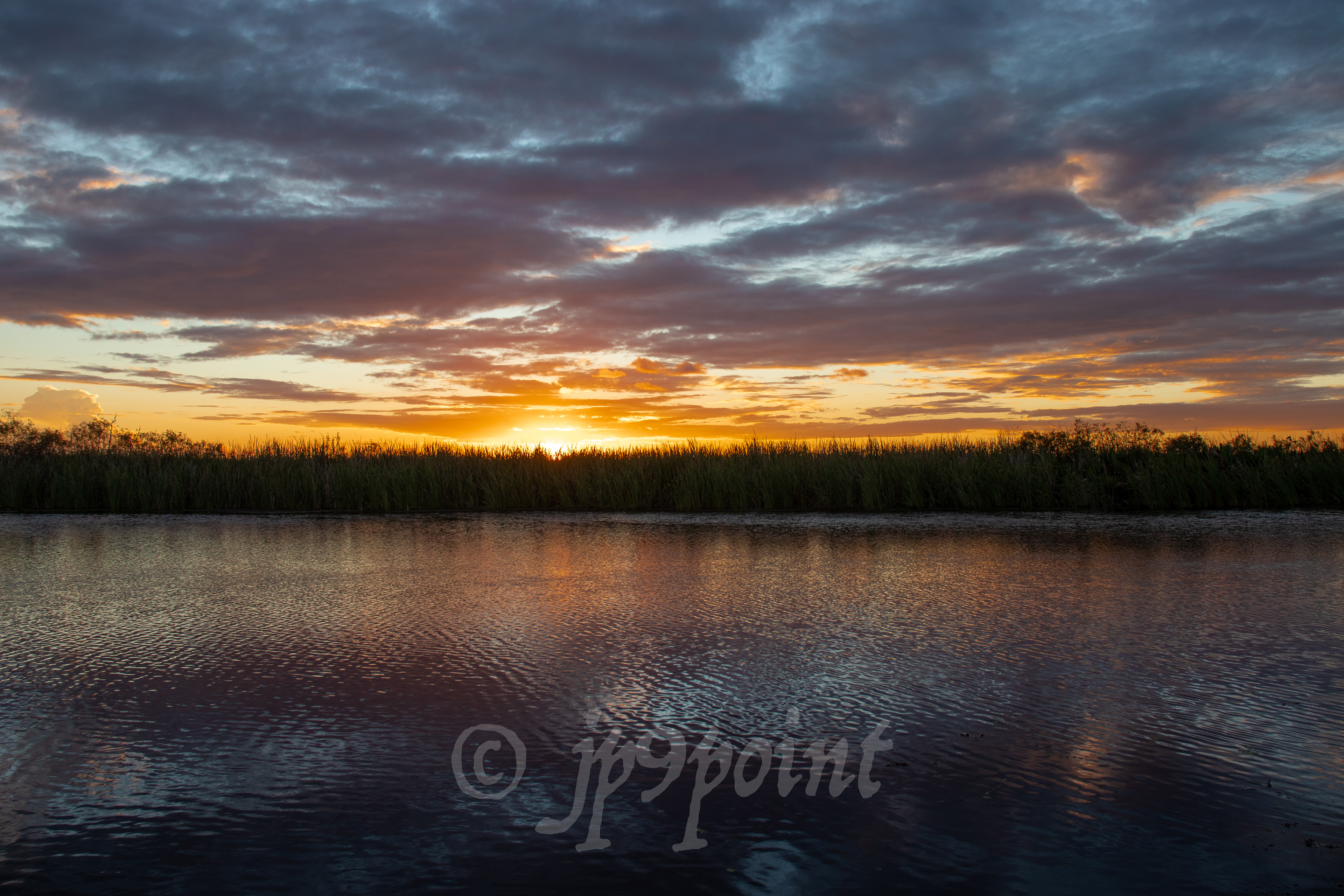 Sunset at the Everglades 