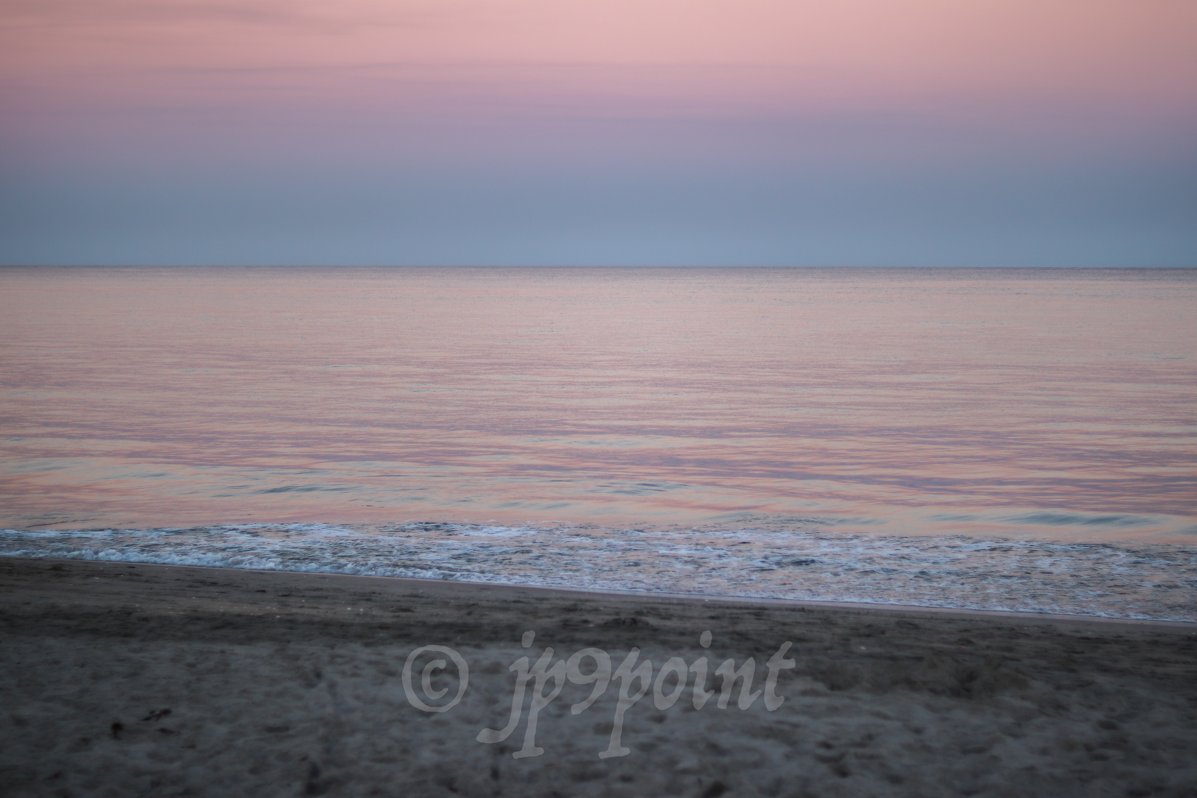 Calm sunset at Delray Beach, FL