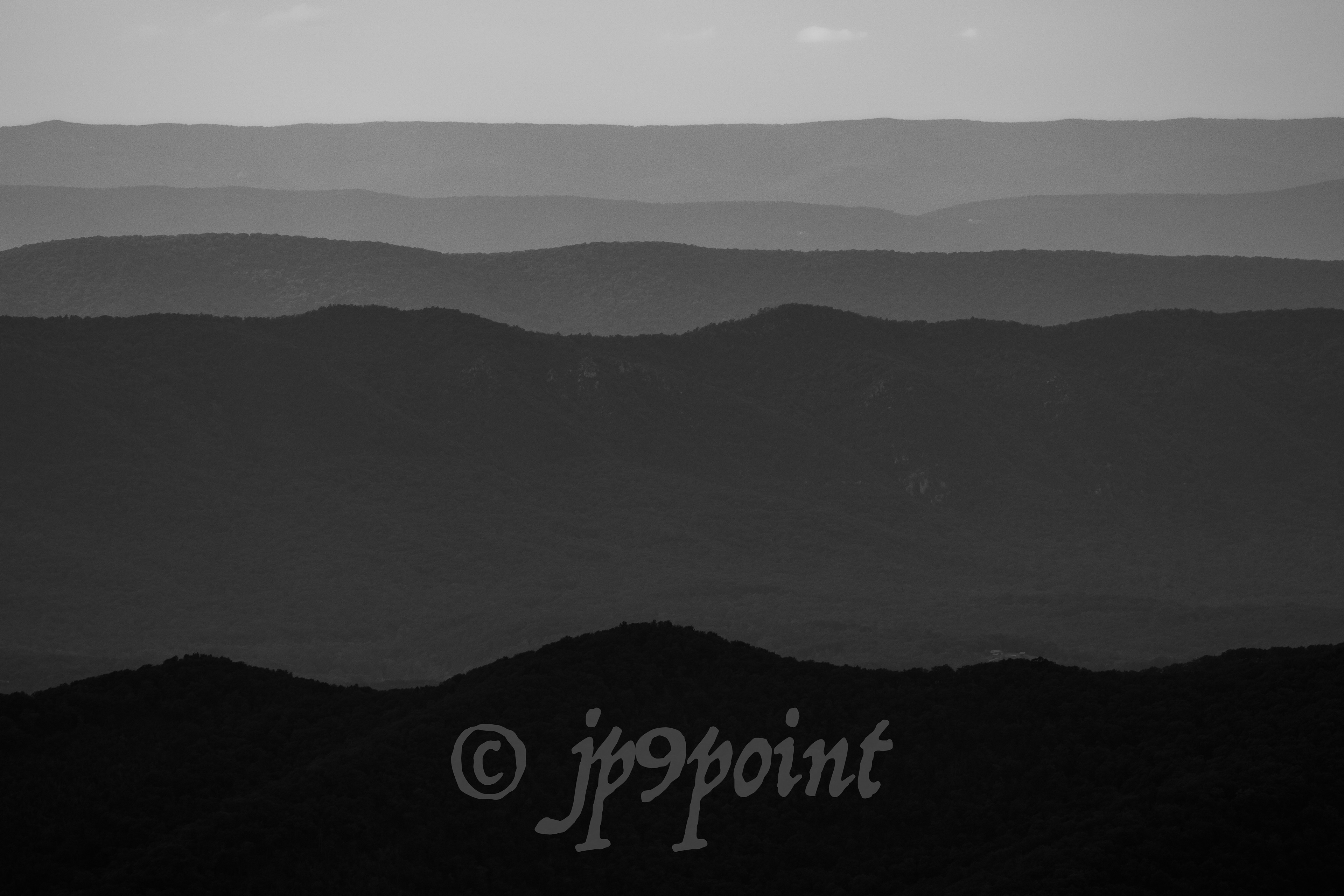 Mountain Layers in Shenandoah National Park