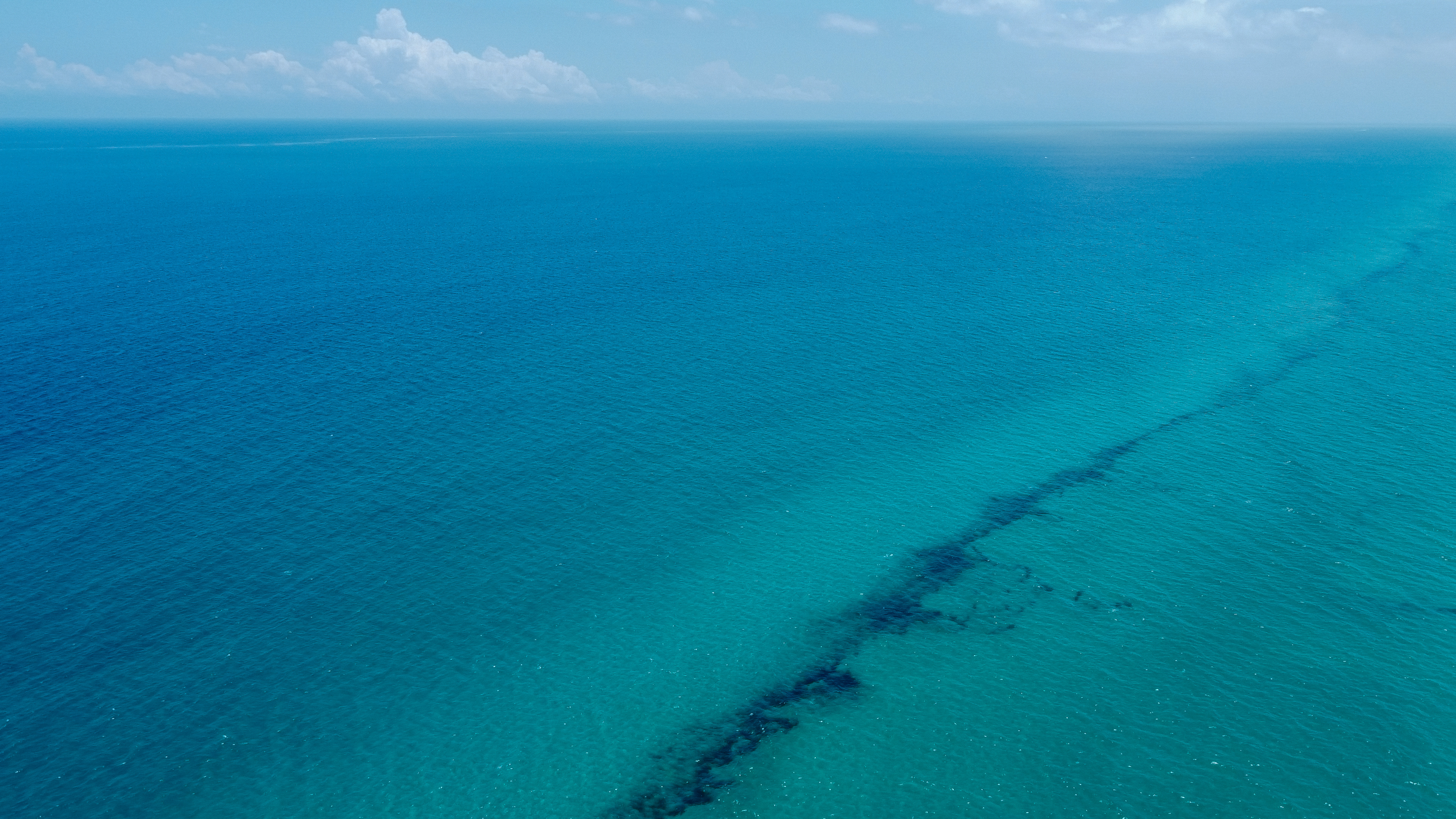 Beautiful view of the ocean at Delray Beach, FL