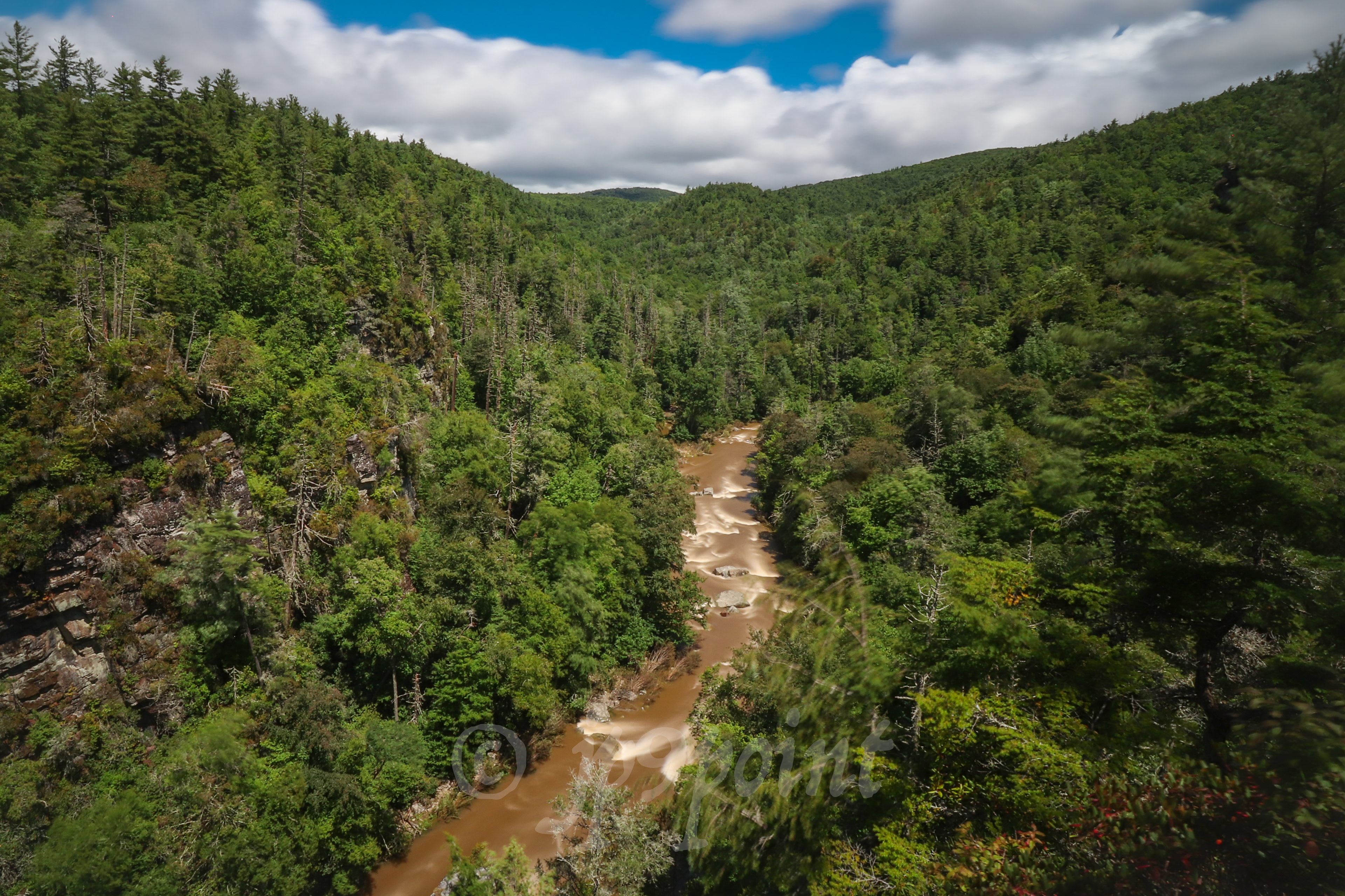 Waterfall stream in NC