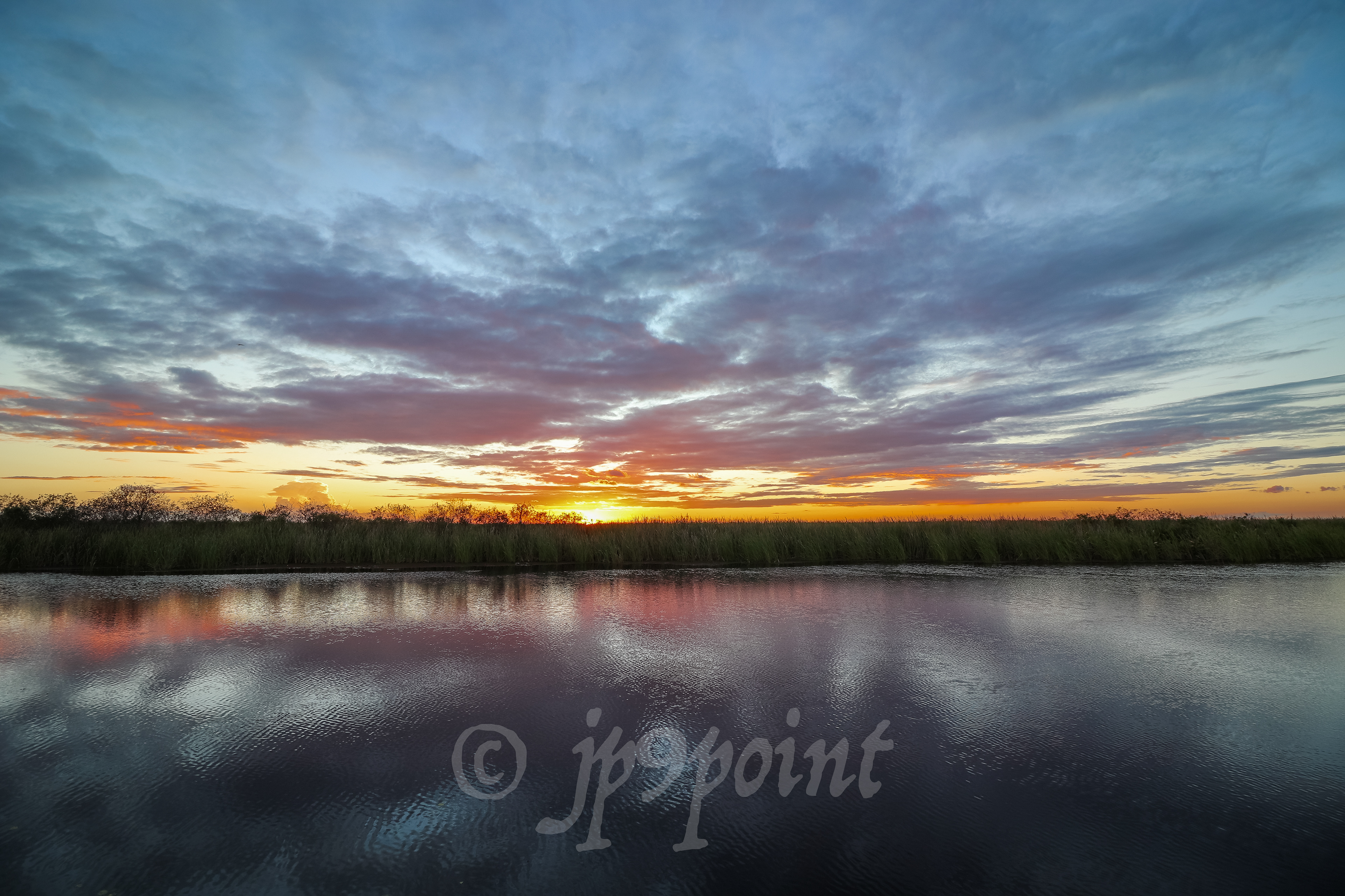 Sunset at the Everglades 