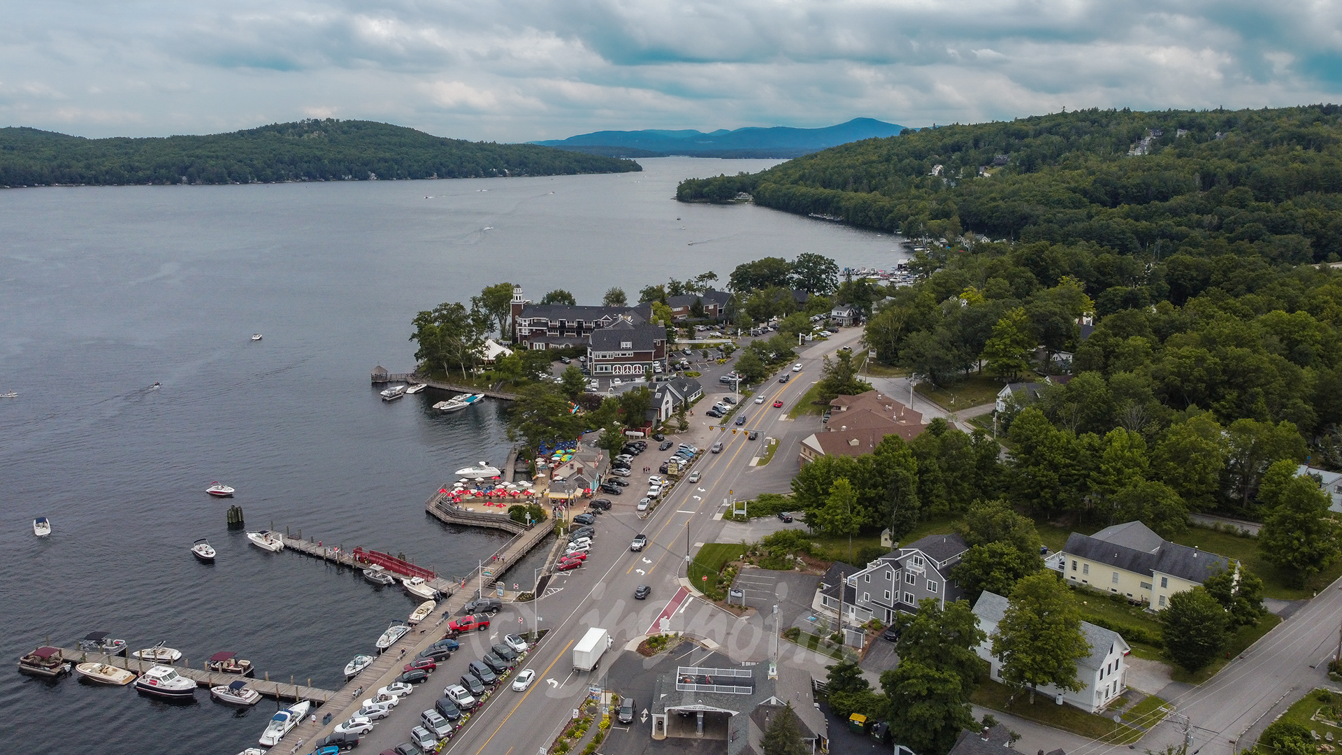 View of Meredith Bay from Town