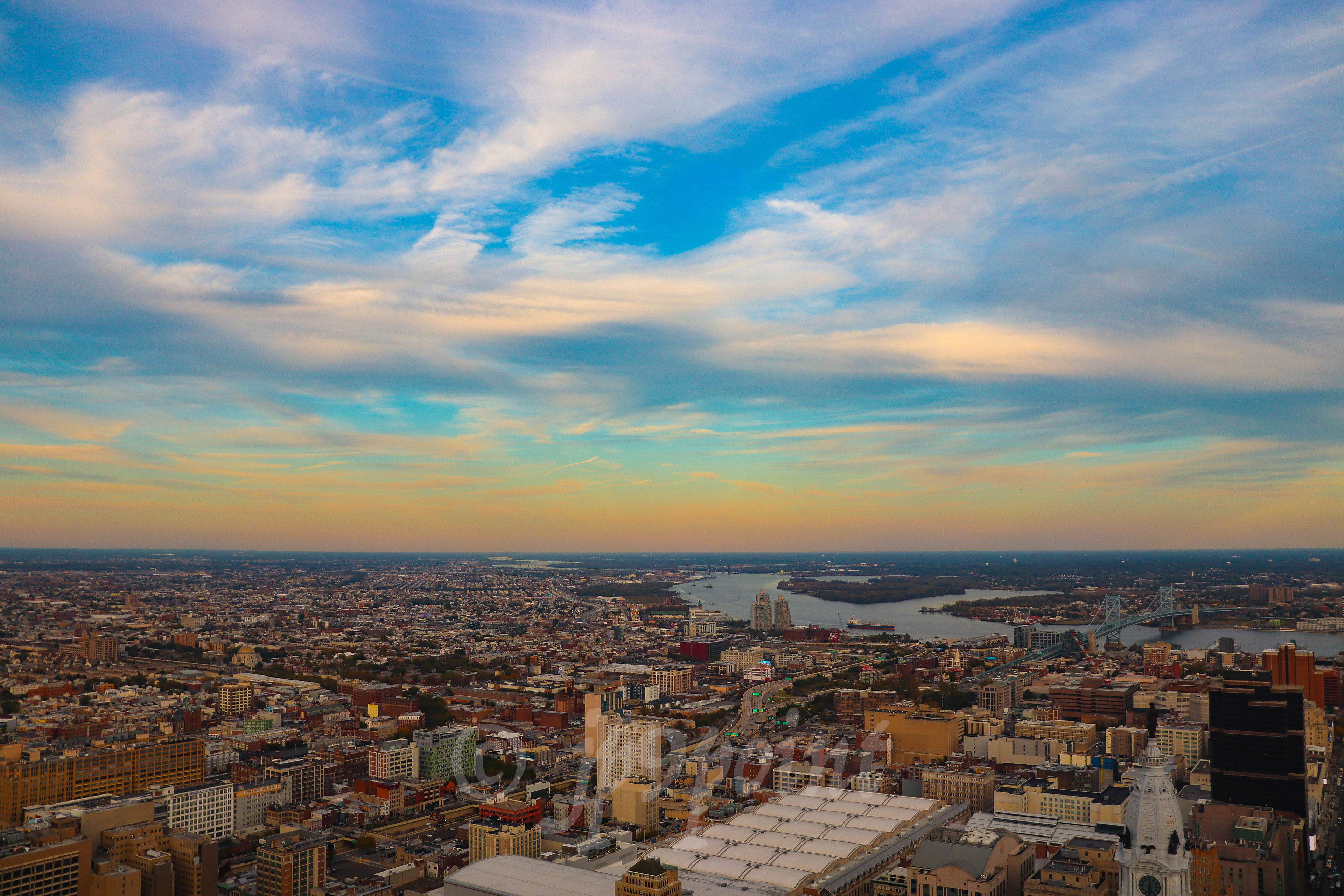 Philadelphia from the sky