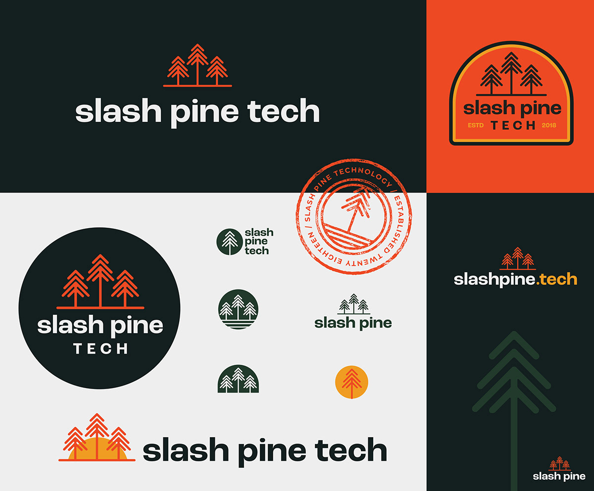 Carly Berry | illustrator & brand identity designer - Slash Pine Tech ...