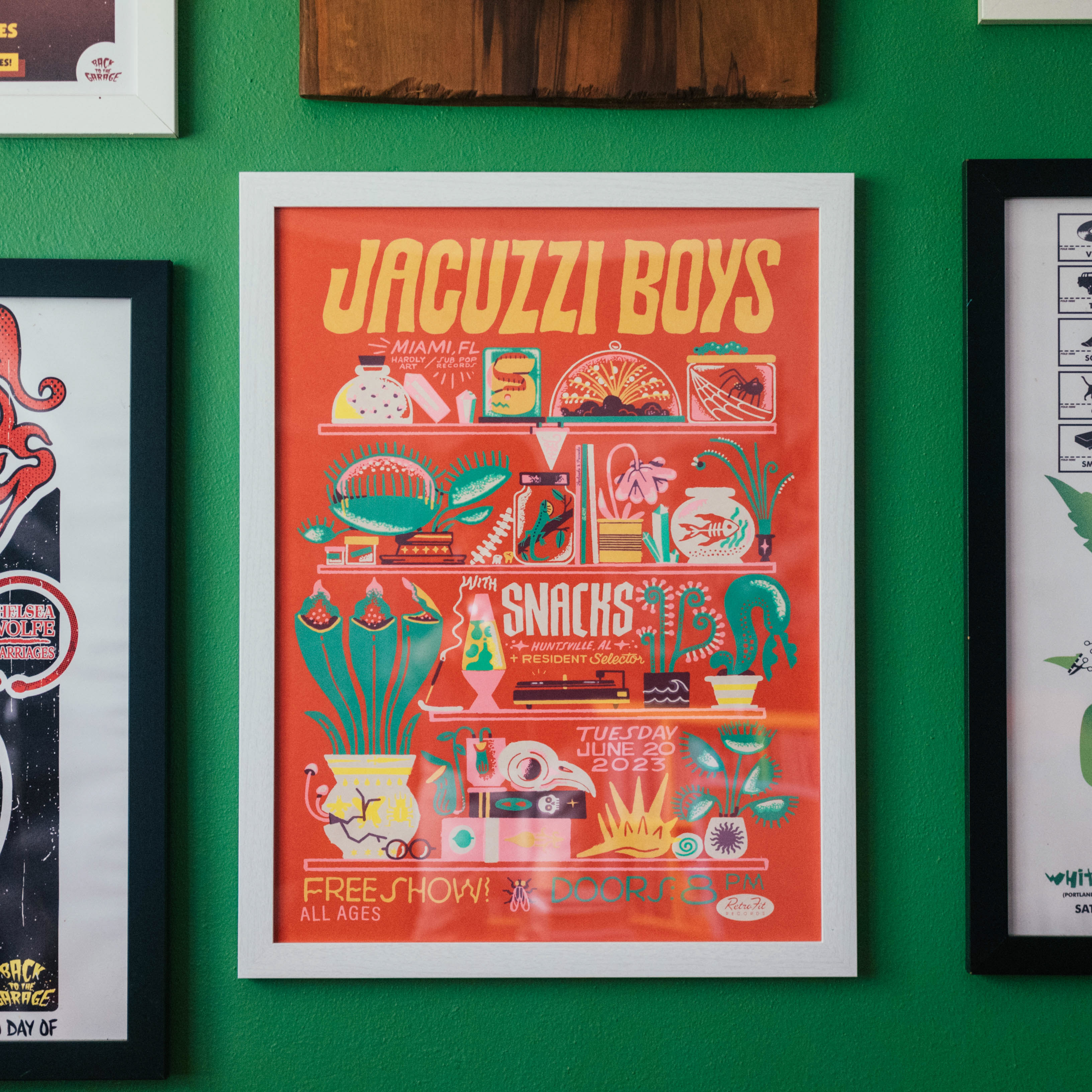 Carly berry illustrator brand identity designer jacuzzi boys gig