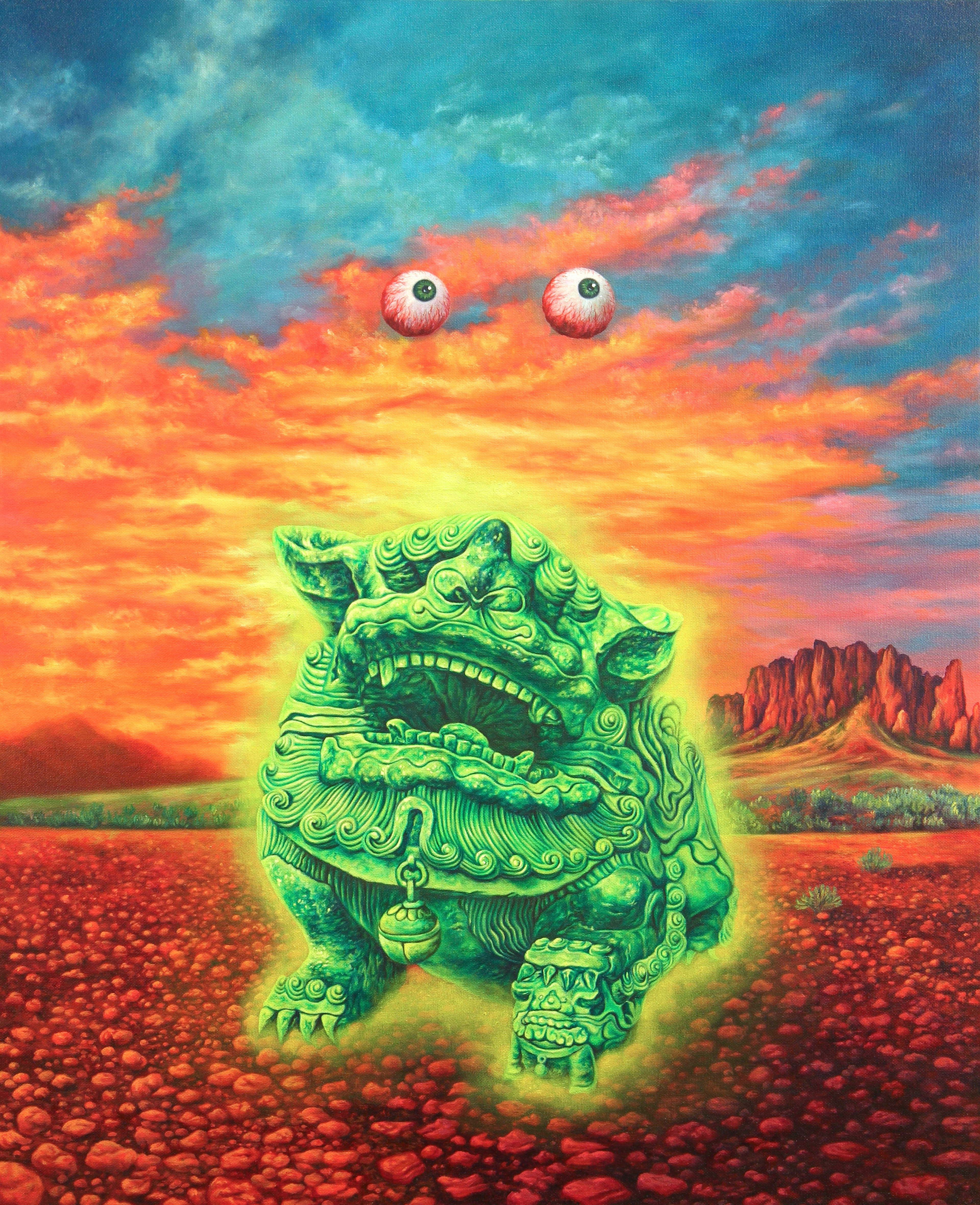 "I Think I Can See The Future" Oil on Canvas