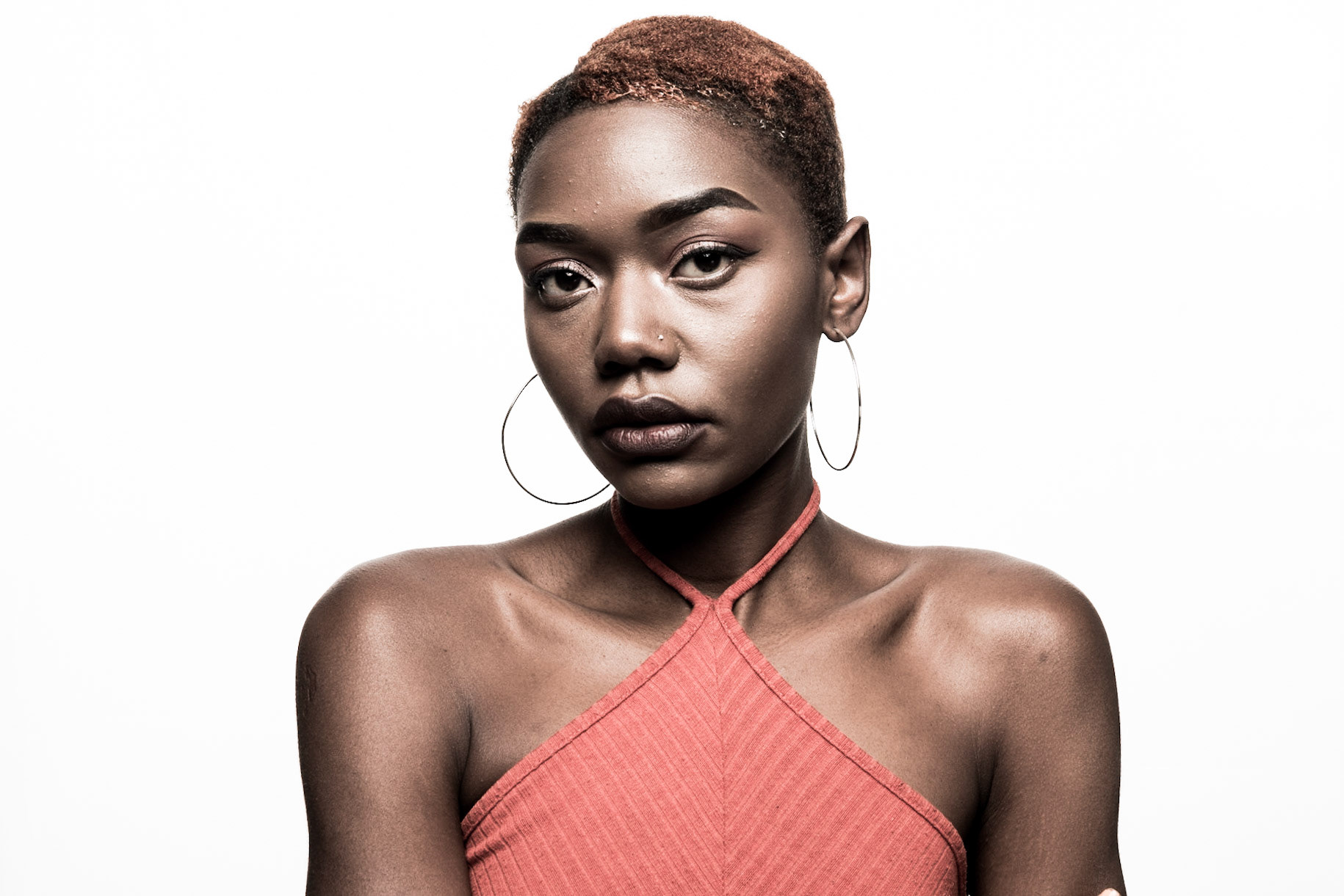 XC Photography portrait of a fashion model -shot using profoto lighting