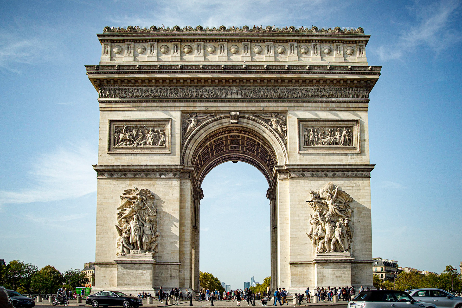 The Arc de Triomphe de l'Étoile