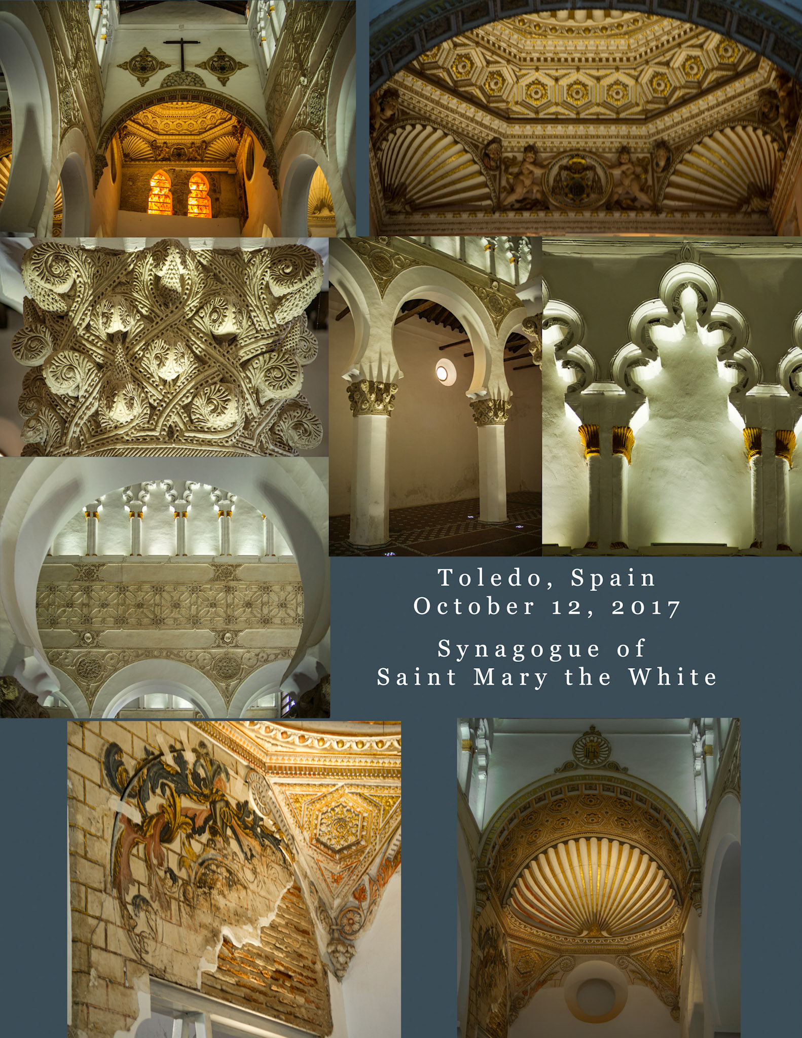 Synagogue of Saint Mary the White, Toledo Spain